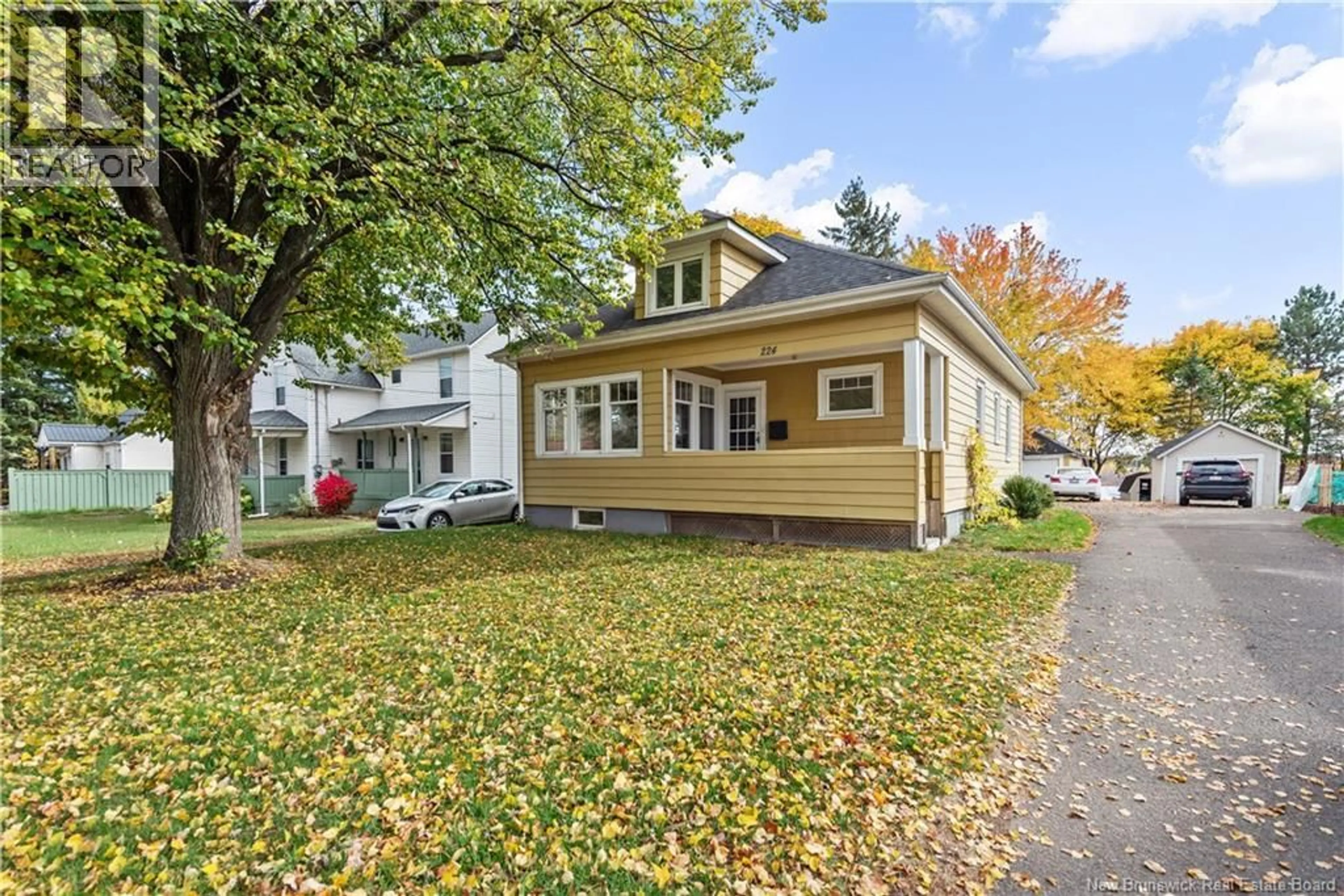 Home with vinyl exterior material, street for 244 SALISBURY ROAD, Moncton New Brunswick E1E1A7
