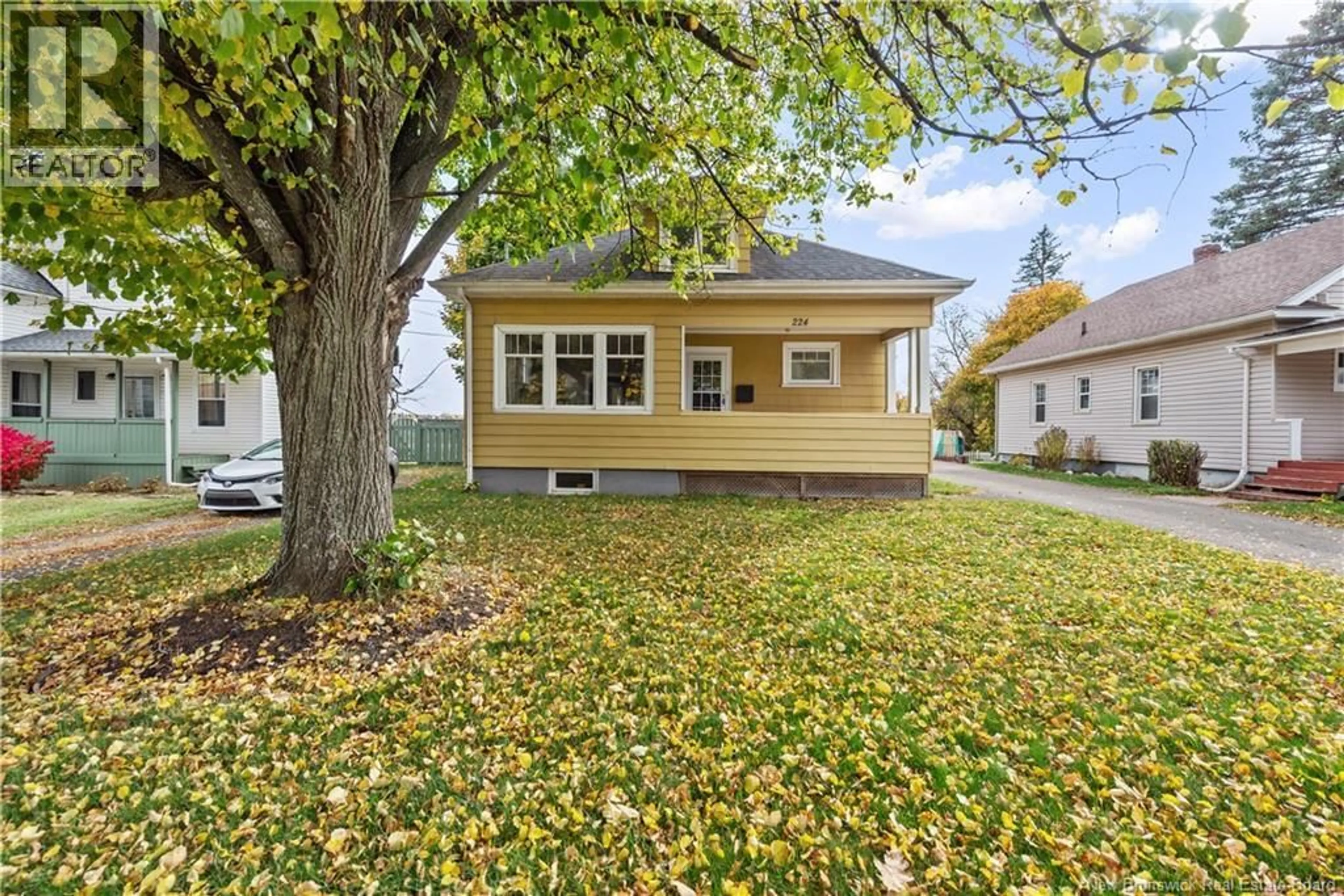 Home with vinyl exterior material, street for 244 SALISBURY ROAD, Moncton New Brunswick E1E1A7