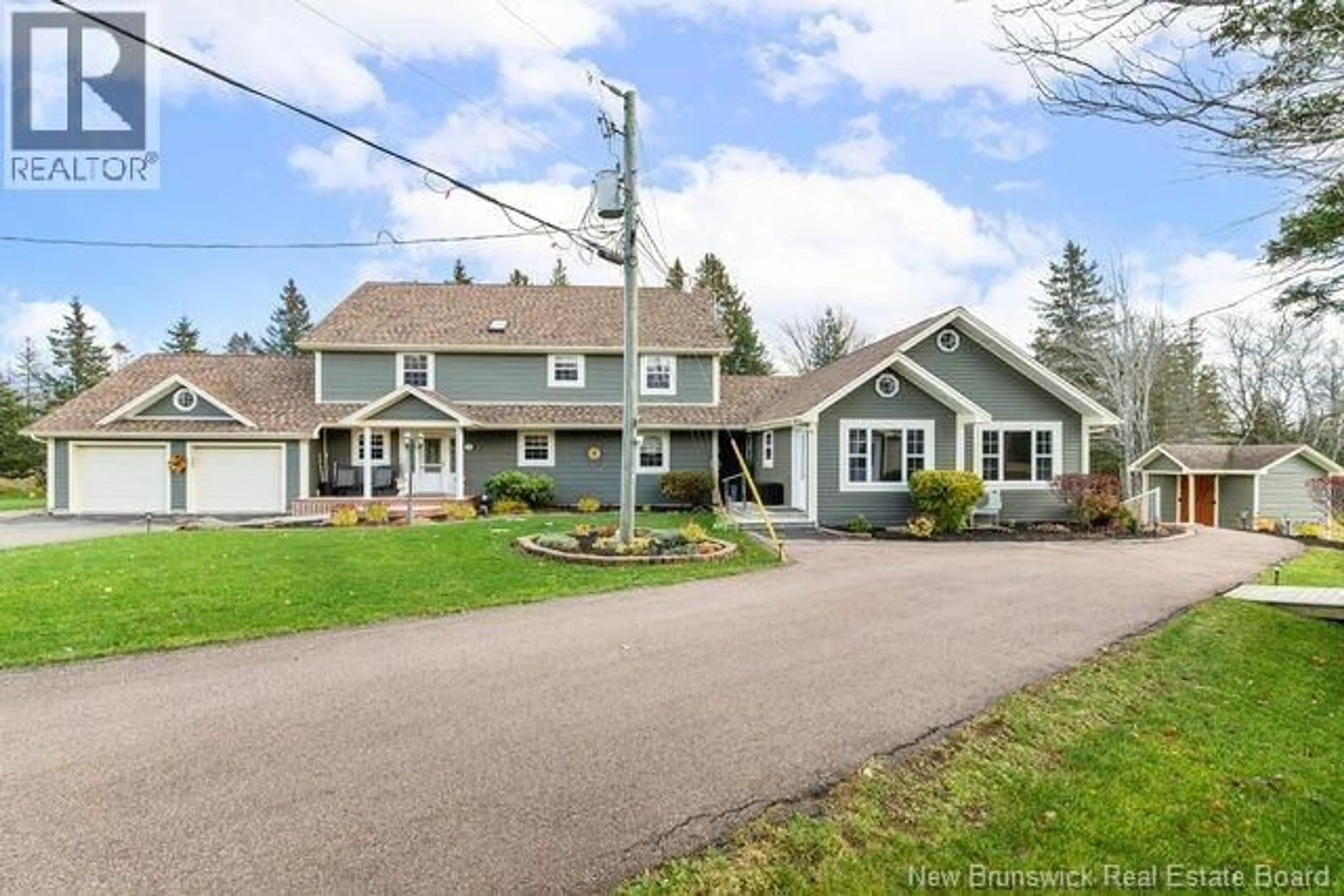 A pic from outside/outdoor area/front of a property/back of a property/a pic from drone, street for 178 ROUTE 535, Notre-Dame New Brunswick E4V2K7