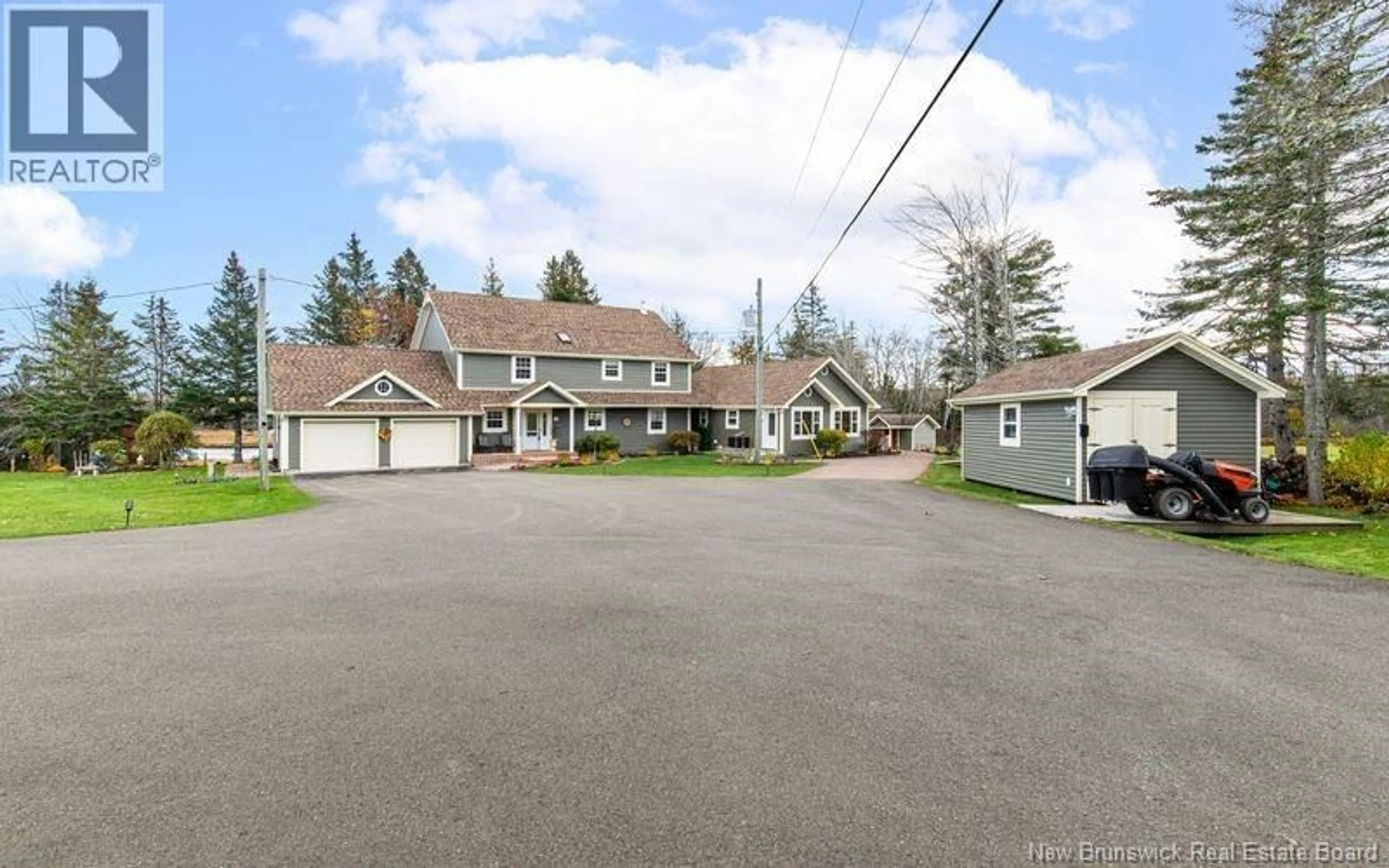 A pic from outside/outdoor area/front of a property/back of a property/a pic from drone, street for 178 ROUTE 535, Notre-Dame New Brunswick E4V2K7