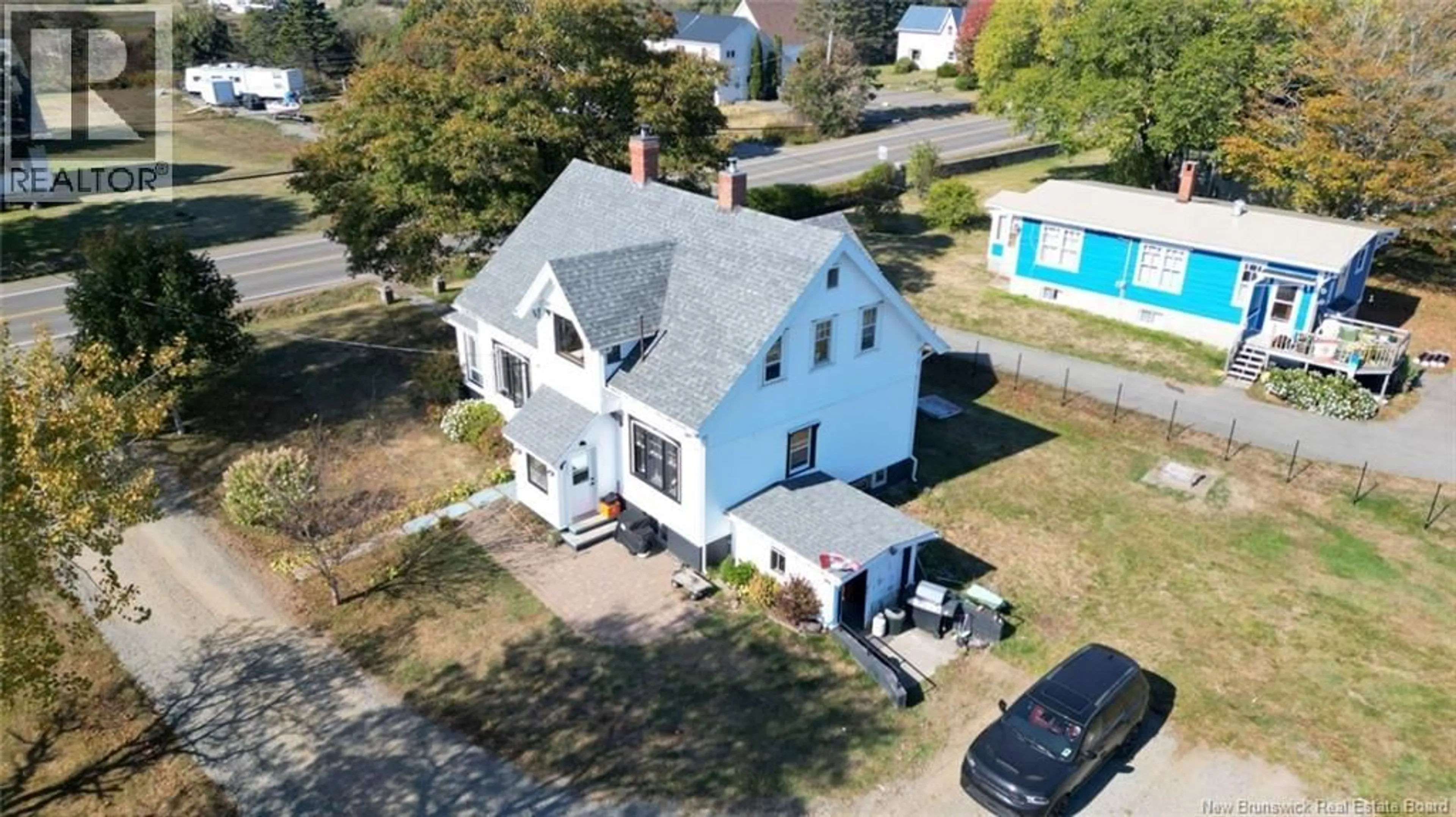 A pic from outside/outdoor area/front of a property/back of a property/a pic from drone, building for 1853 ROUTE 776, Grand Manan New Brunswick E5G3H1