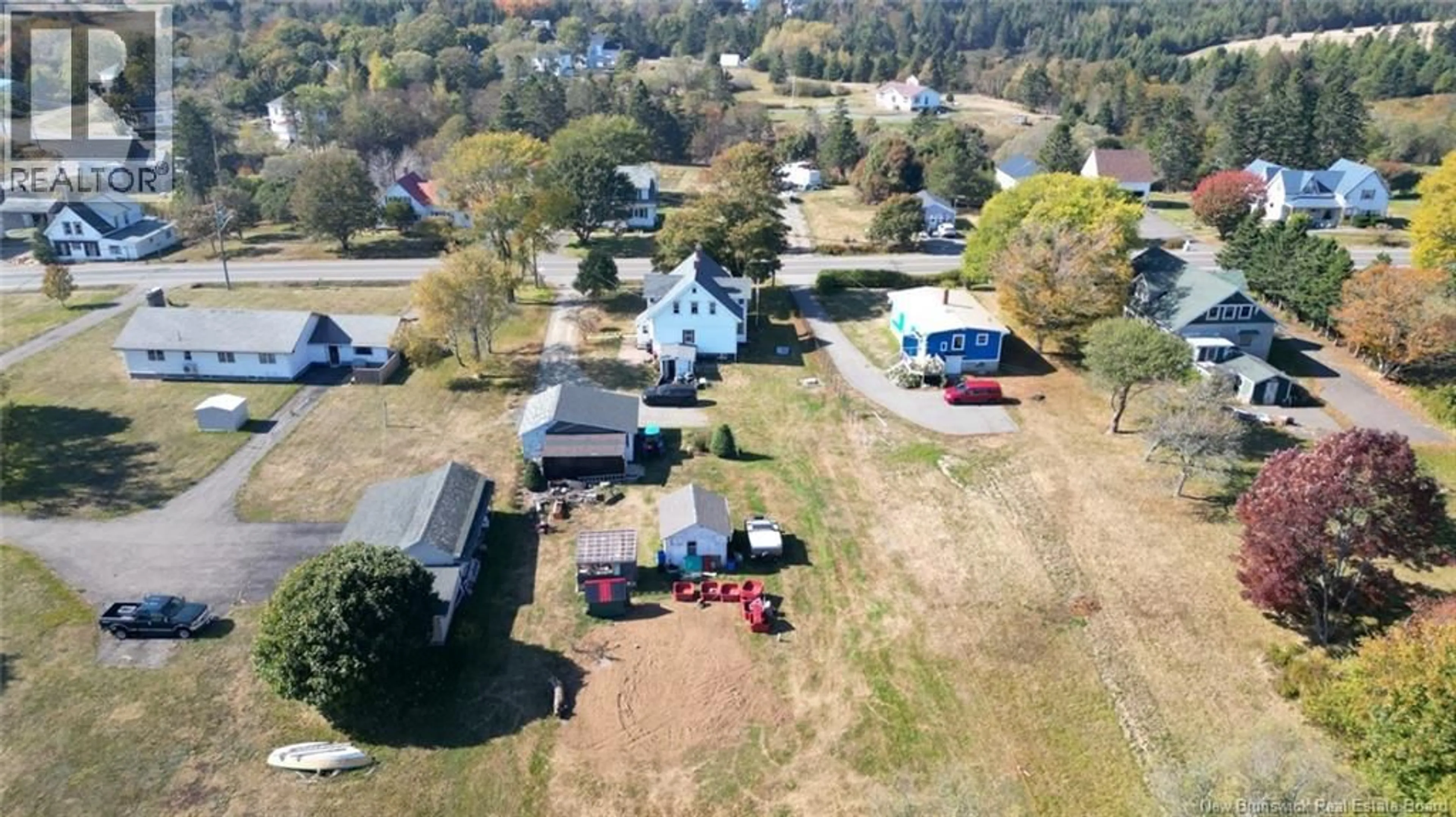 A pic from outside/outdoor area/front of a property/back of a property/a pic from drone, street for 1853 ROUTE 776, Grand Manan New Brunswick E5G3H1