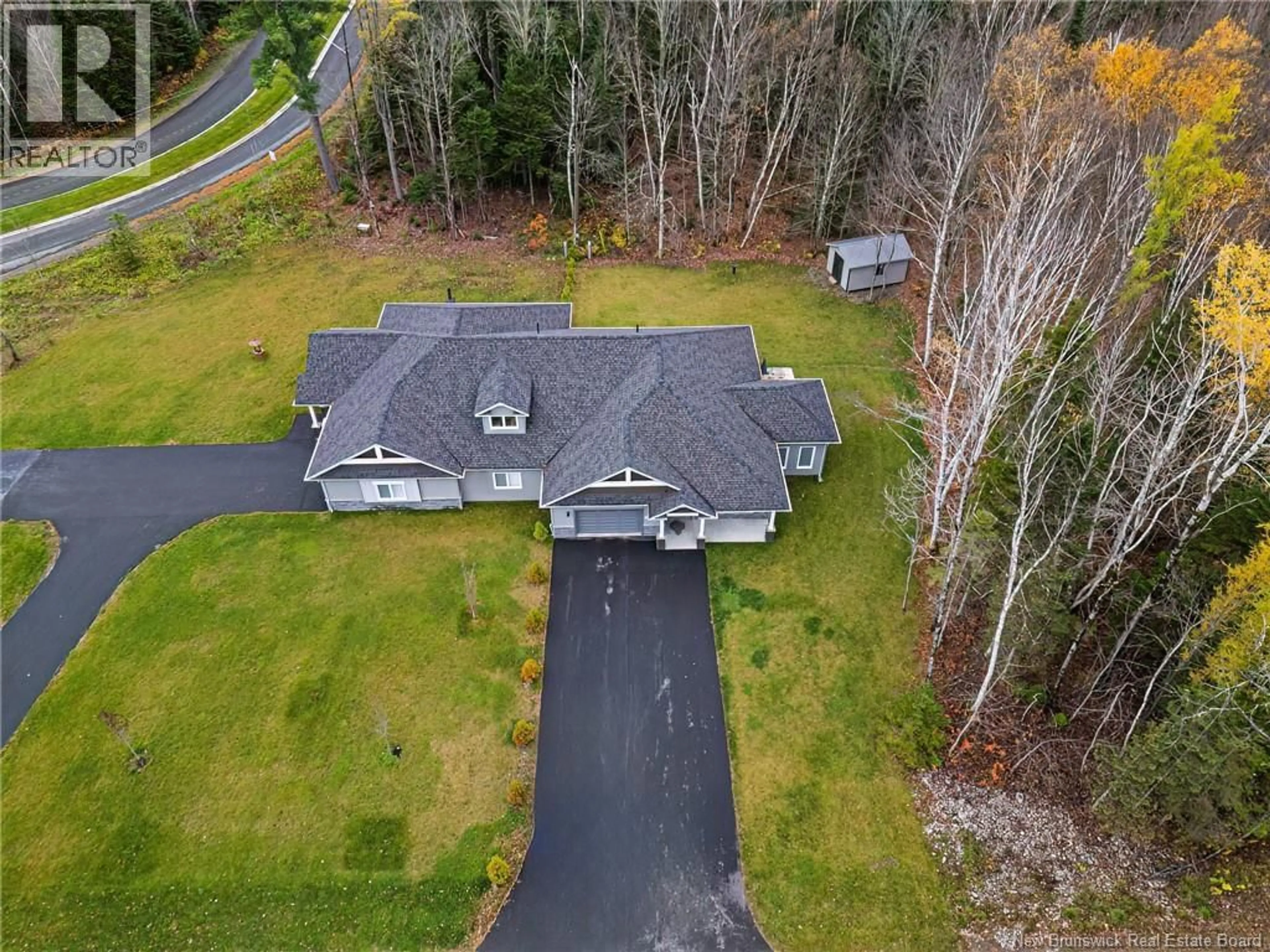 A pic from outside/outdoor area/front of a property/back of a property/a pic from drone, mountain view for 955 MAIN STREET, Grand Falls New Brunswick E3Z2W3