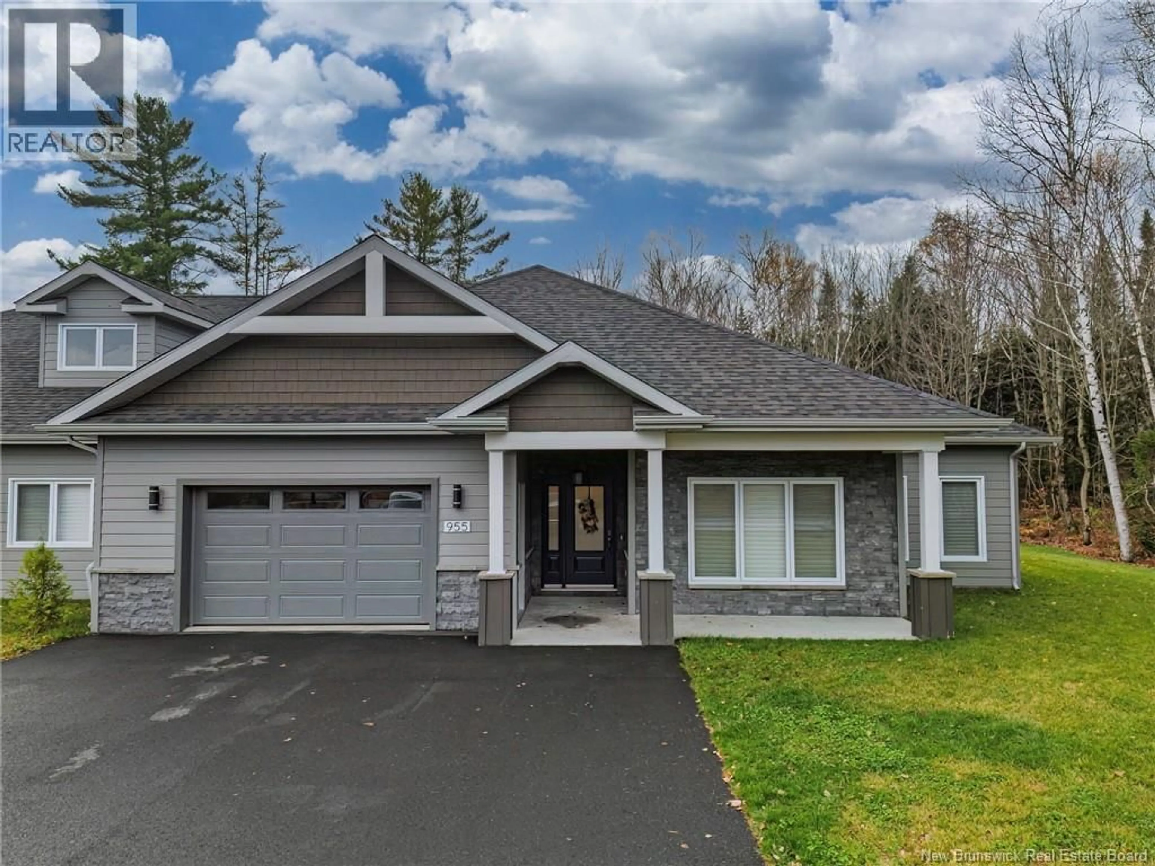 Home with vinyl exterior material, street for 955 MAIN STREET, Grand Falls New Brunswick E3Z2W3