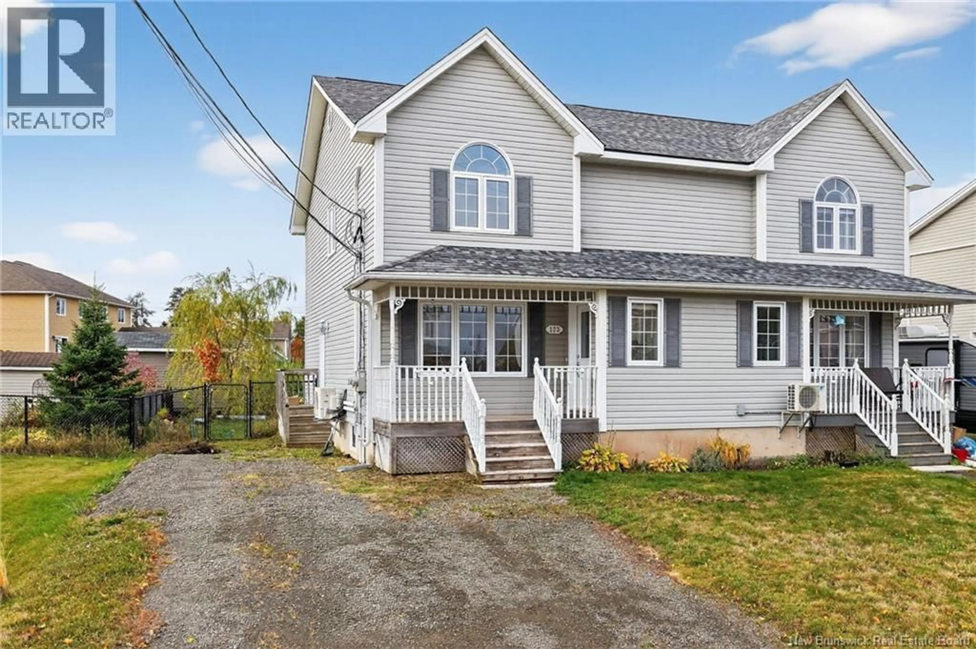 Home with vinyl exterior material, street for 123 HAMPTON STREET, Moncton New Brunswick E1G5H2