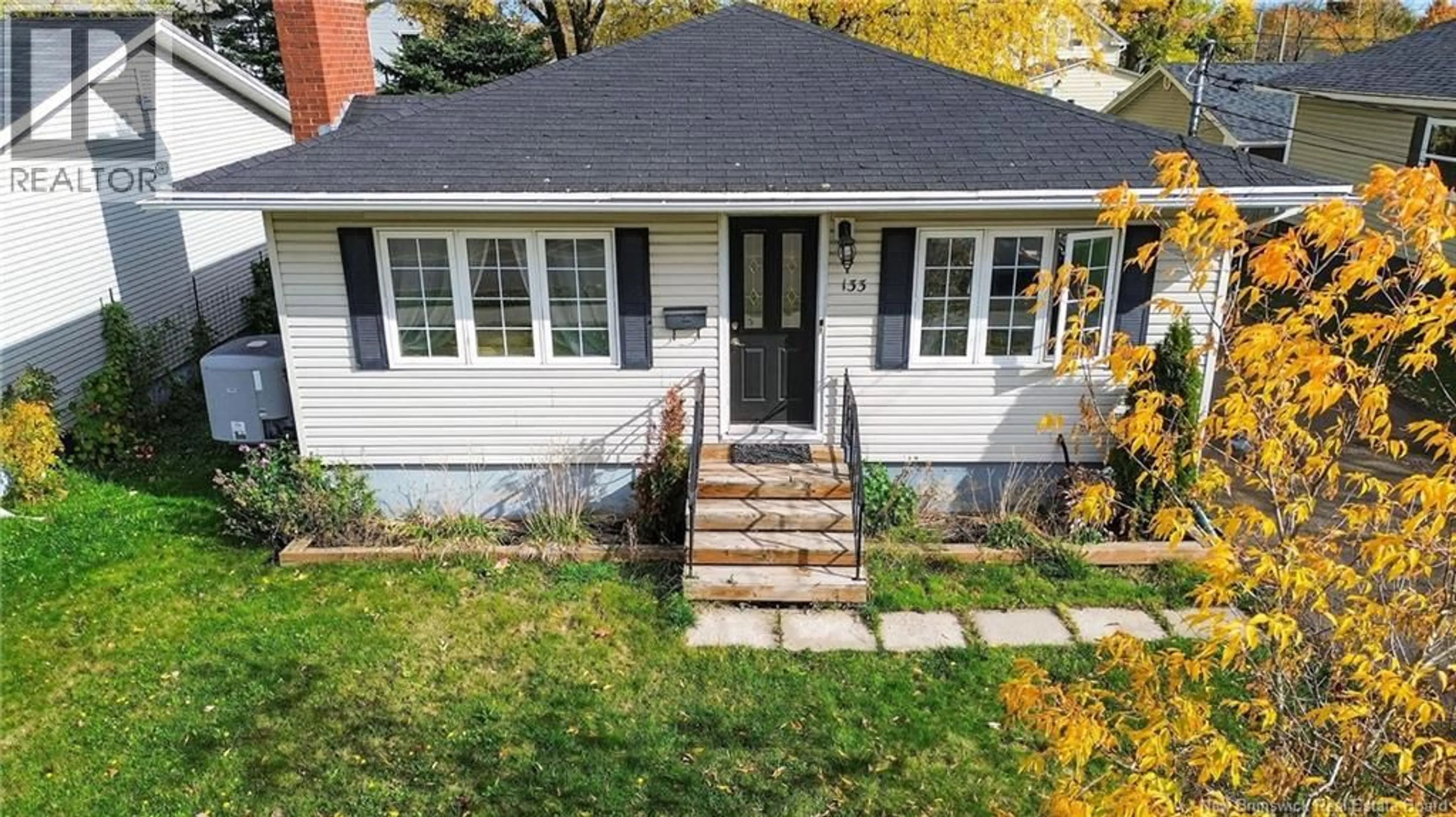 Home with vinyl exterior material, street for 133 PURDY AVENUE, Moncton New Brunswick E1C7W3