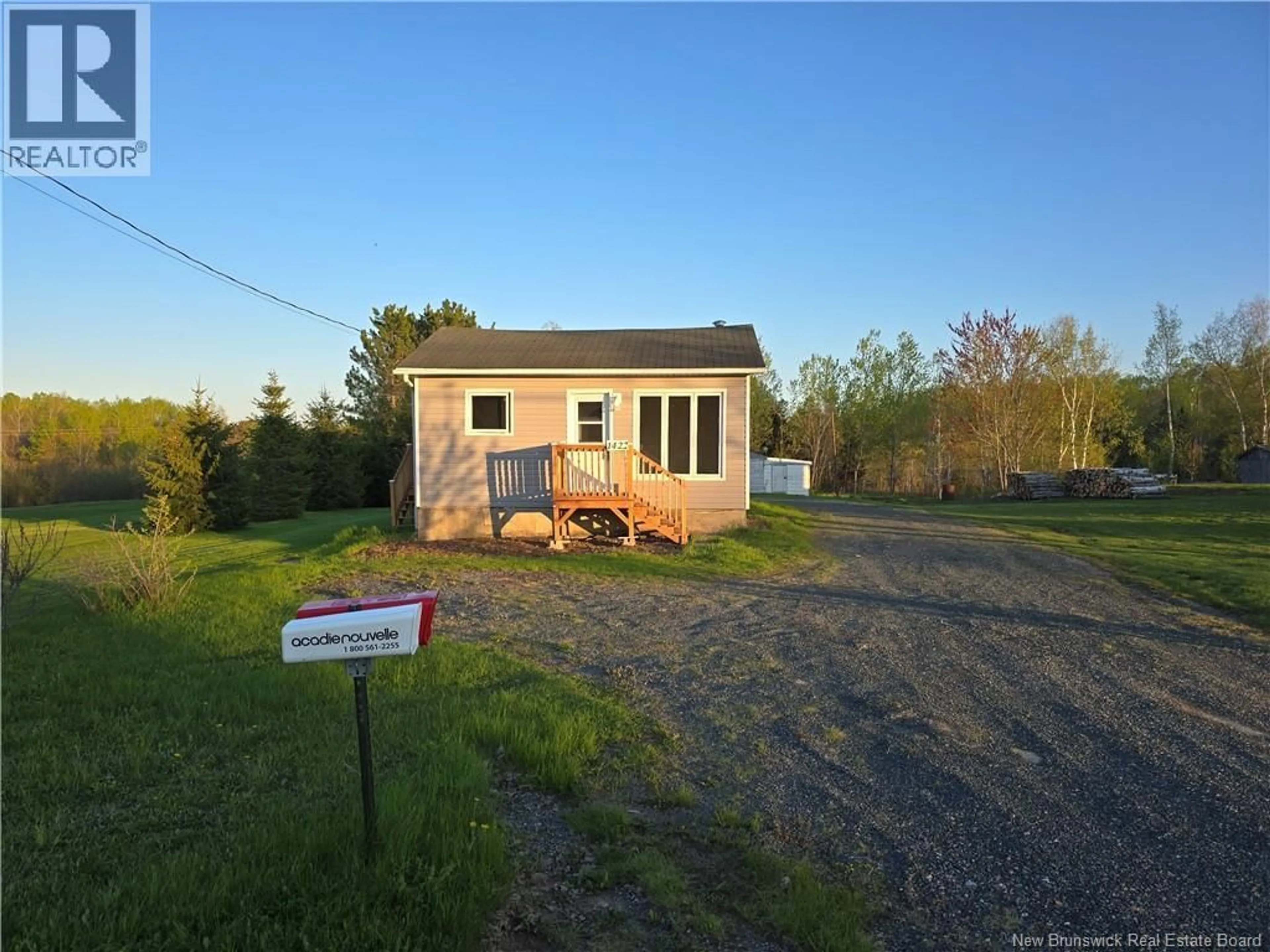 A pic from outside/outdoor area/front of a property/back of a property/a pic from drone, unknown for 1422 ROUTE 160, Saint-Sauveur New Brunswick E8K2H6