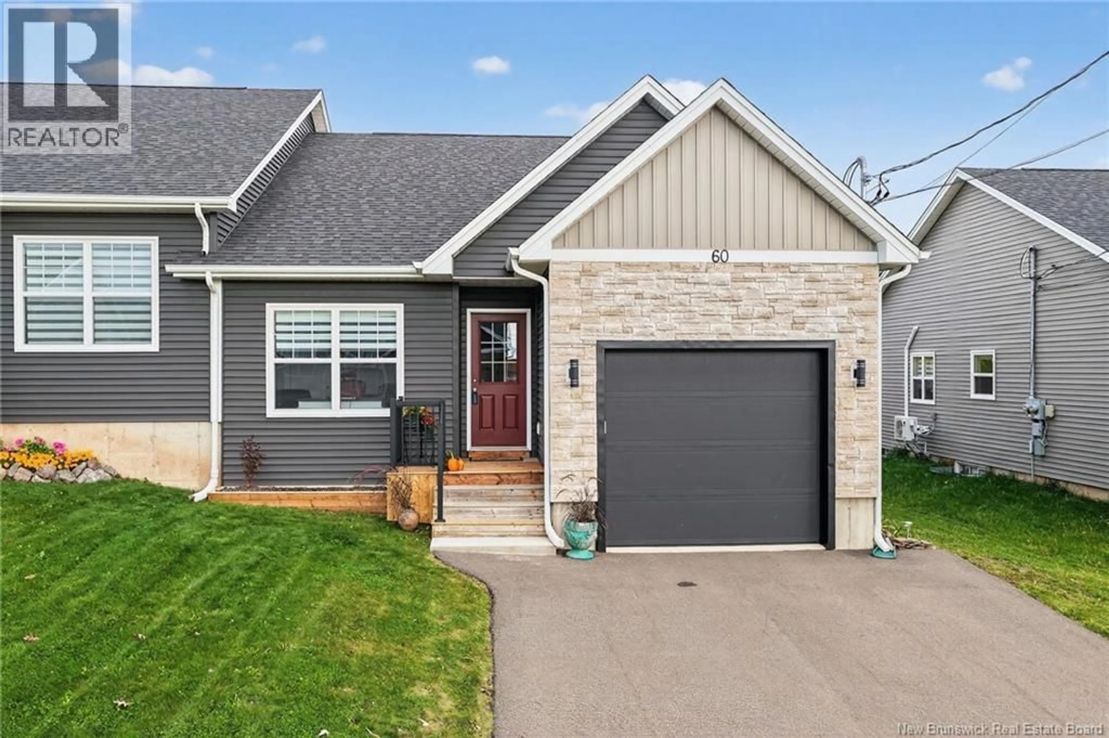 Home with vinyl exterior material, street for 60 ANASTASIA CRESCENT, Moncton New Brunswick E1E0E4