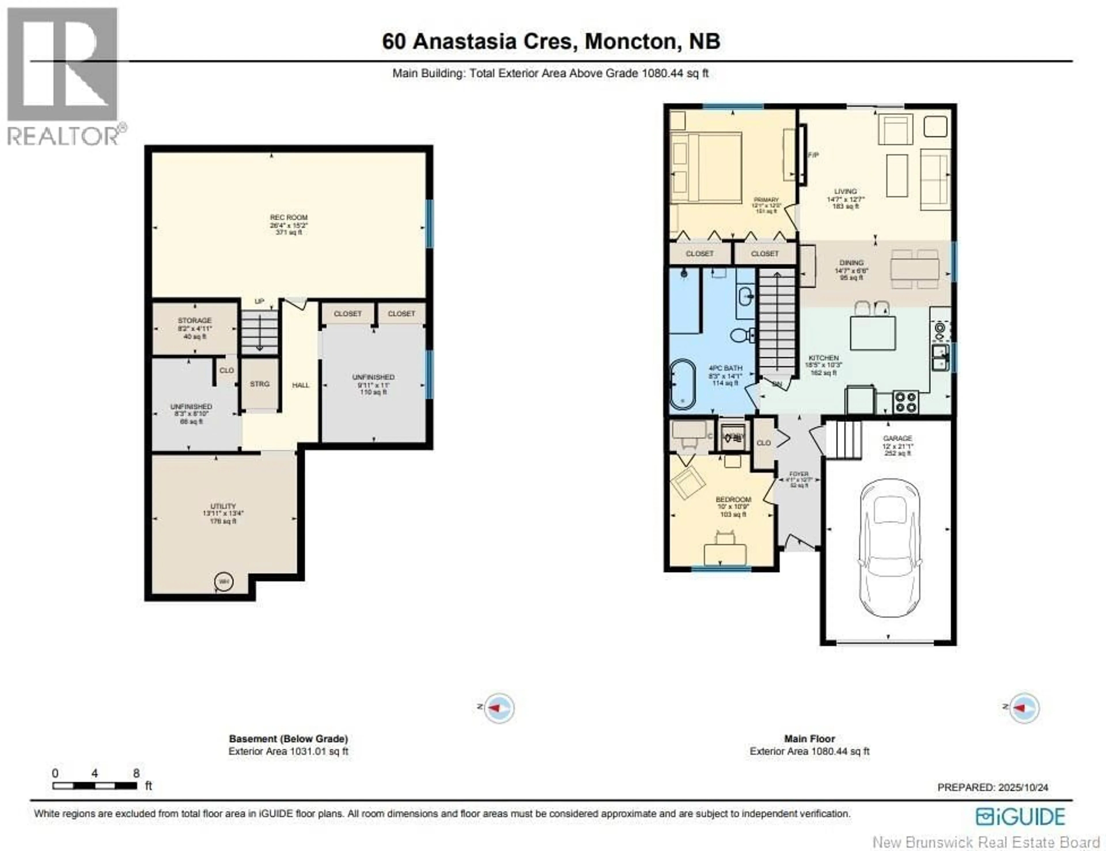 Floor plan for 60 ANASTASIA CRESCENT, Moncton New Brunswick E1E0E4