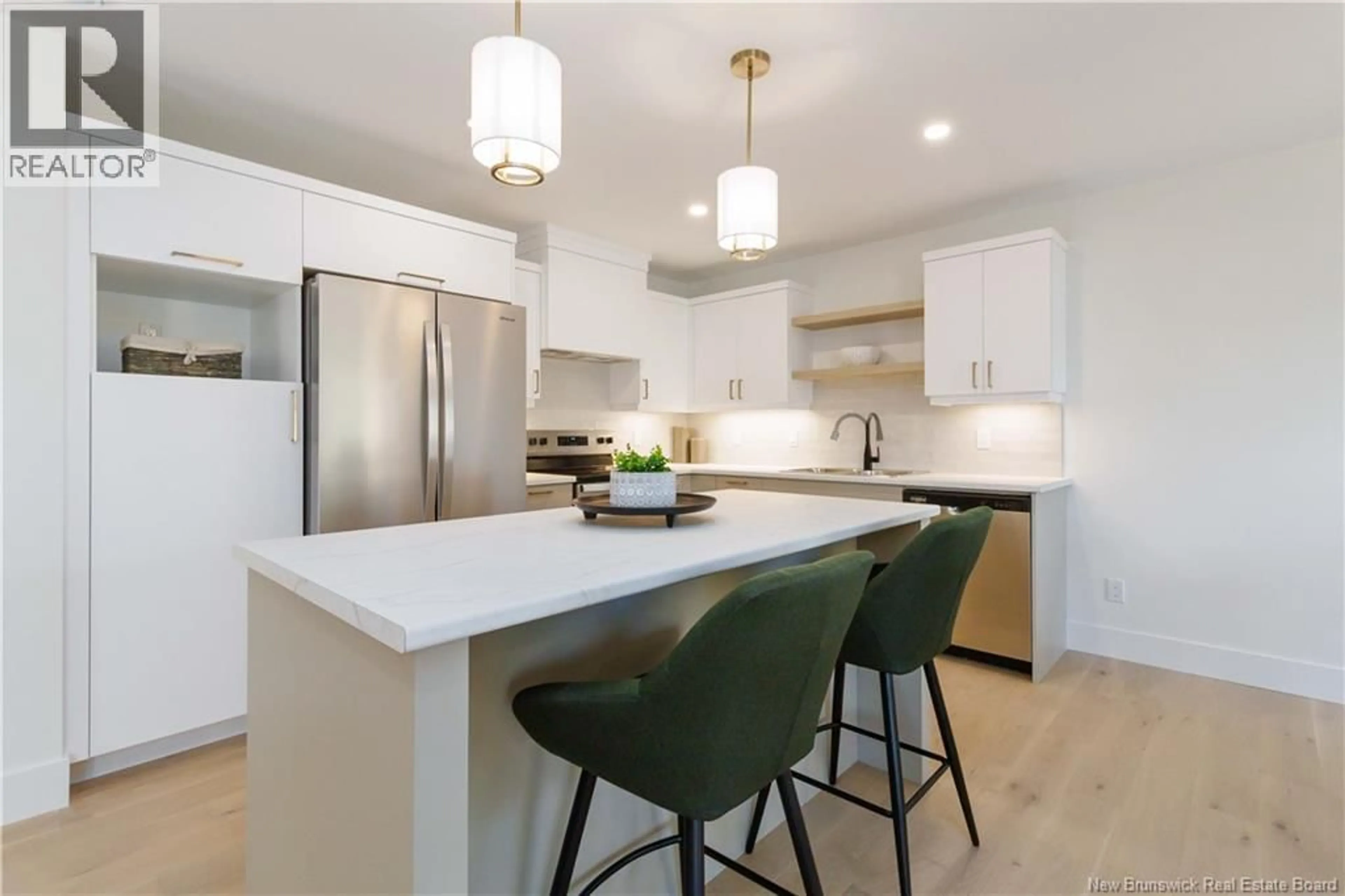 Open concept kitchen, ceramic/tile floor for 21 RUTLEDGE CRESCENT, Riverview New Brunswick E1B0X6