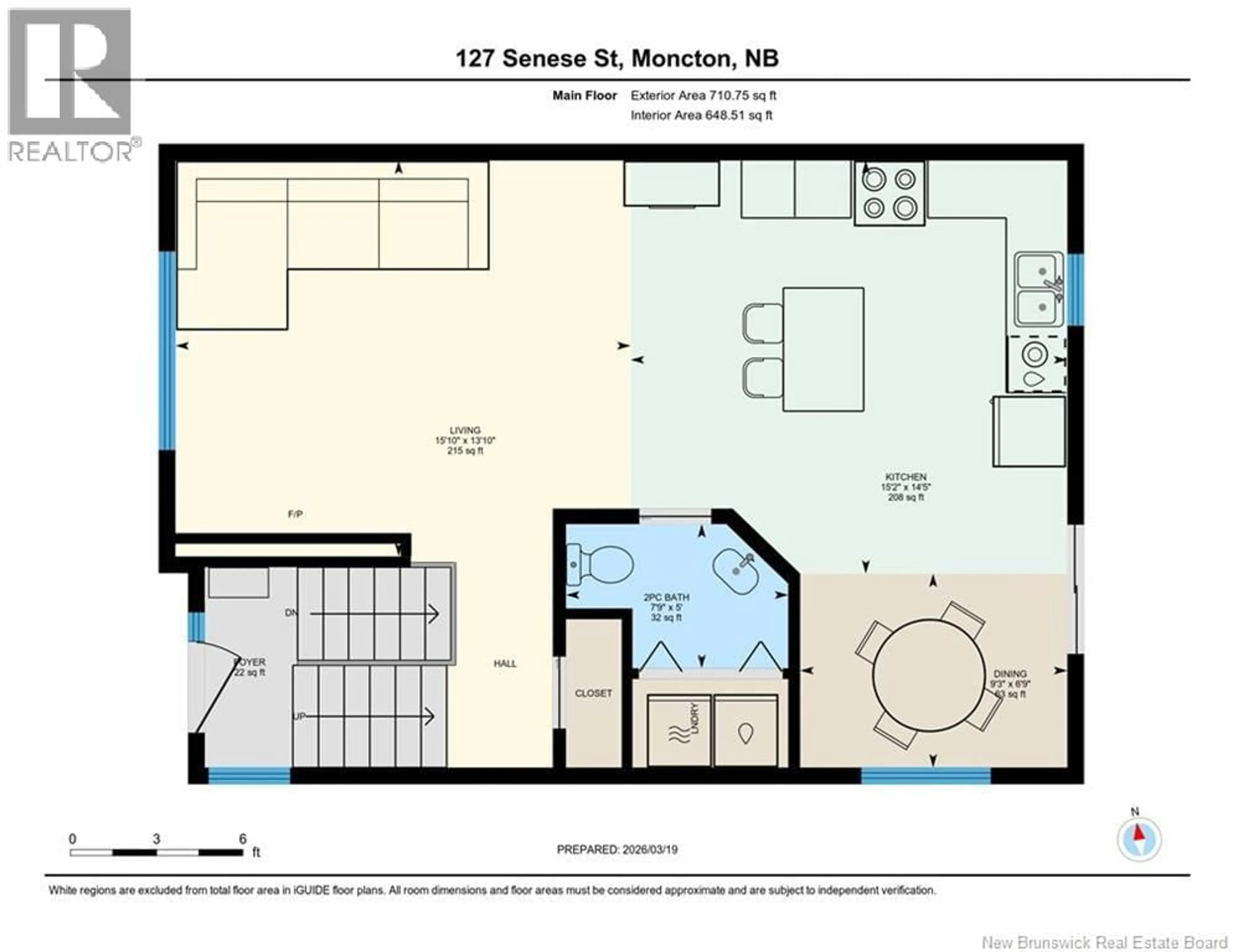 Floor plan for 127 SENESE STREET, Moncton New Brunswick E1E0B9
