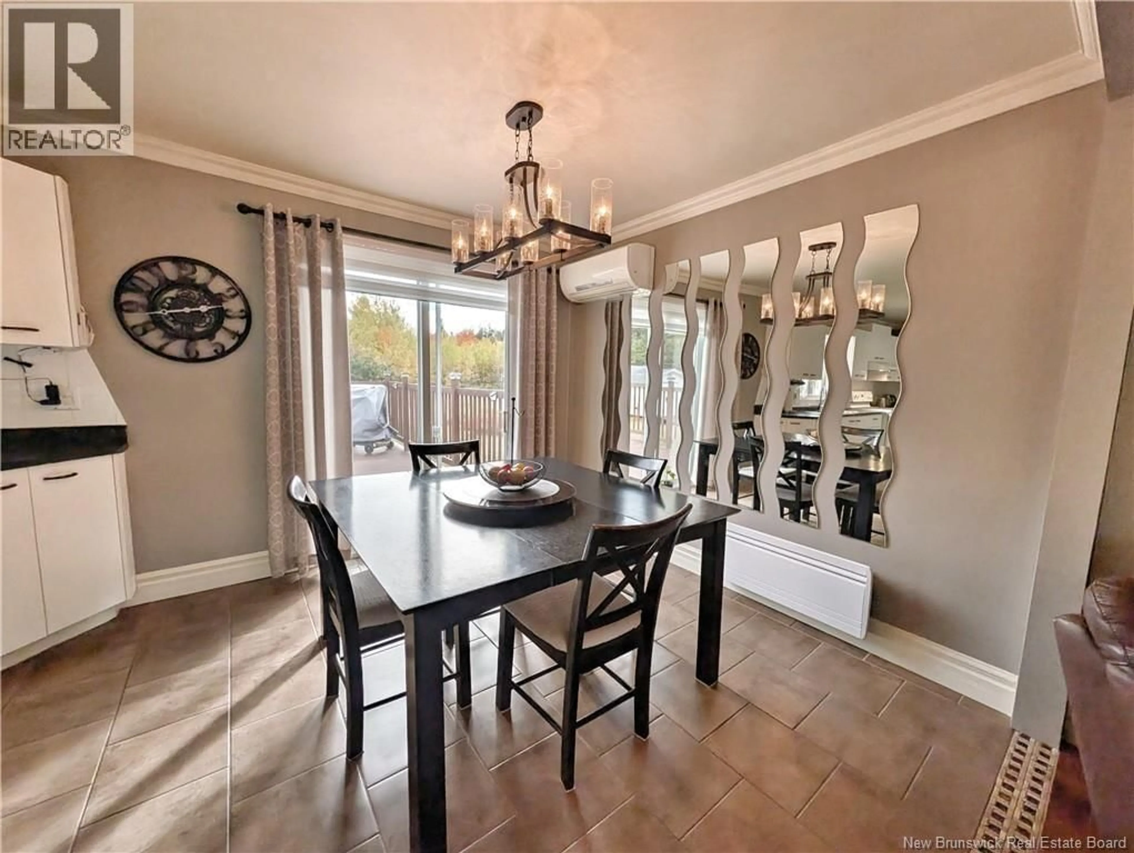 Dining room, ceramic/tile floor for 797 SAINT-JOSEPH BOULEVARD, Saint-Léolin New Brunswick E8N2N9