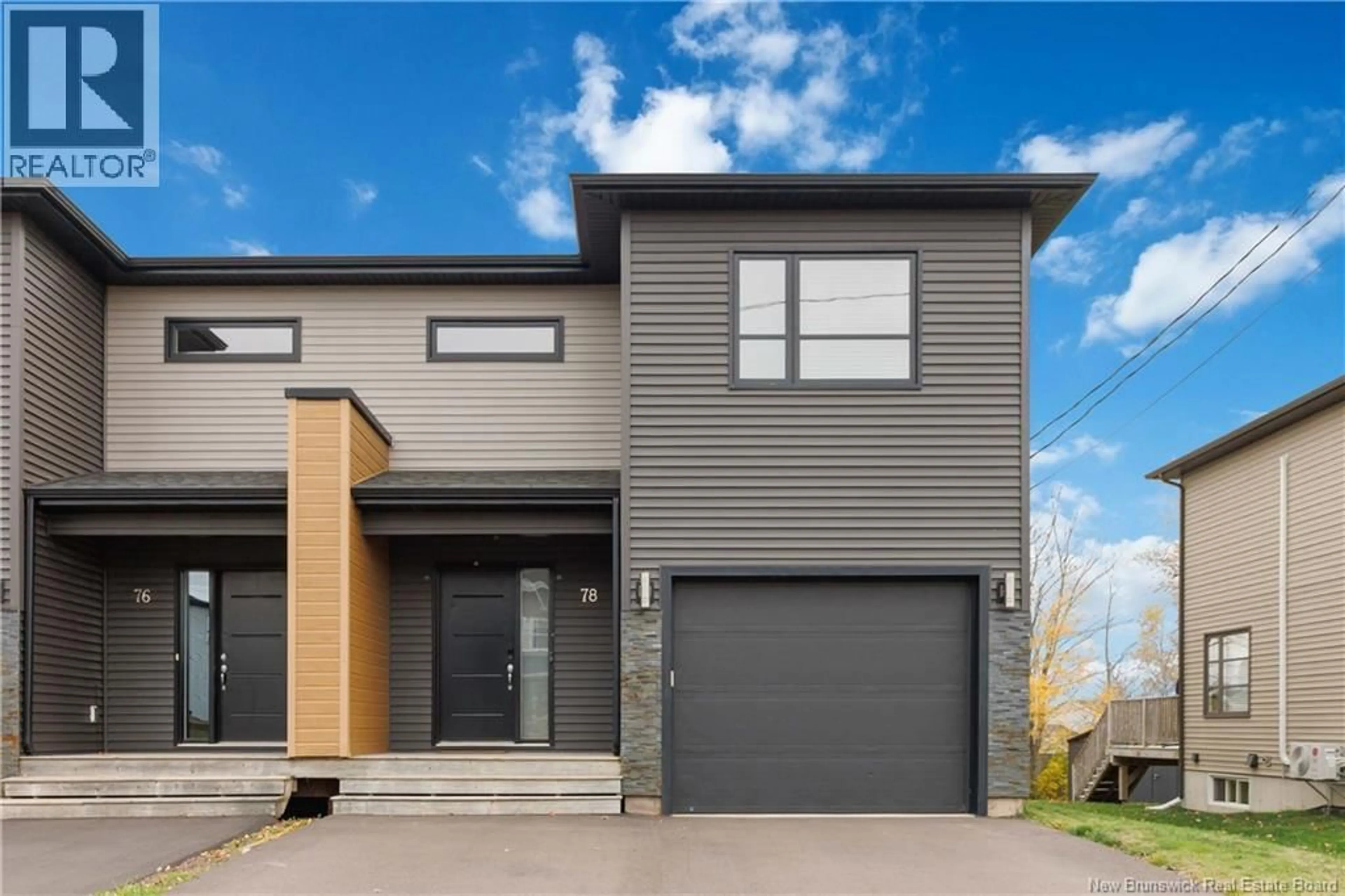 Home with vinyl exterior material, street for 78 FRANCFORT CRESCENT, Moncton New Brunswick E1G5W6