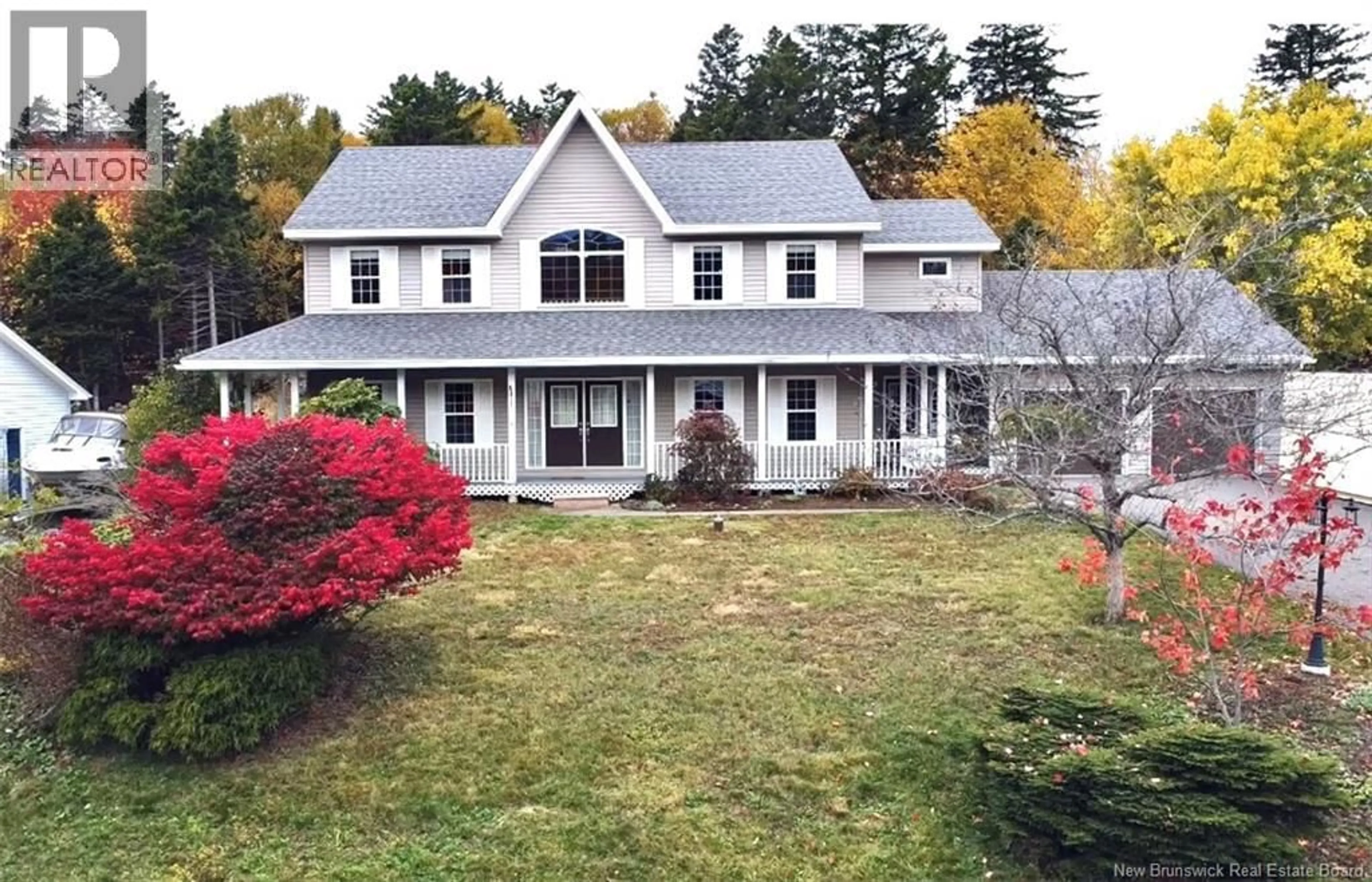 A pic from outside/outdoor area/front of a property/back of a property/a pic from drone, unknown for 87 QUEENSBURY DRIVE, Quispamsis New Brunswick E2E5Y7