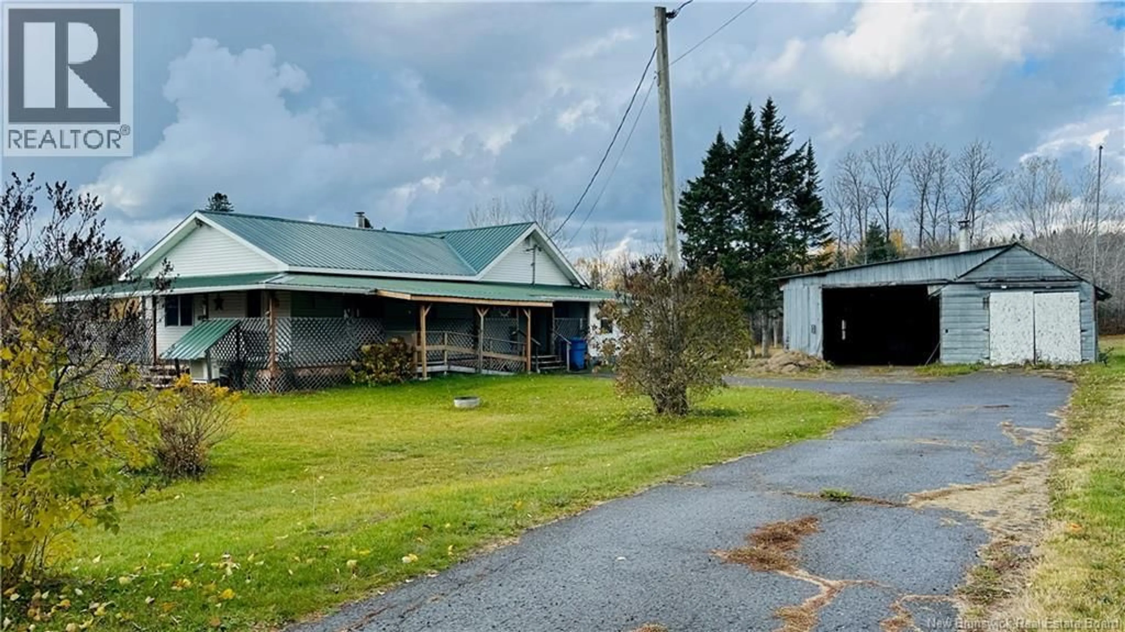A pic from outside/outdoor area/front of a property/back of a property/a pic from drone, building for 383 LUMBER ROAD, Peel New Brunswick E7L4E1