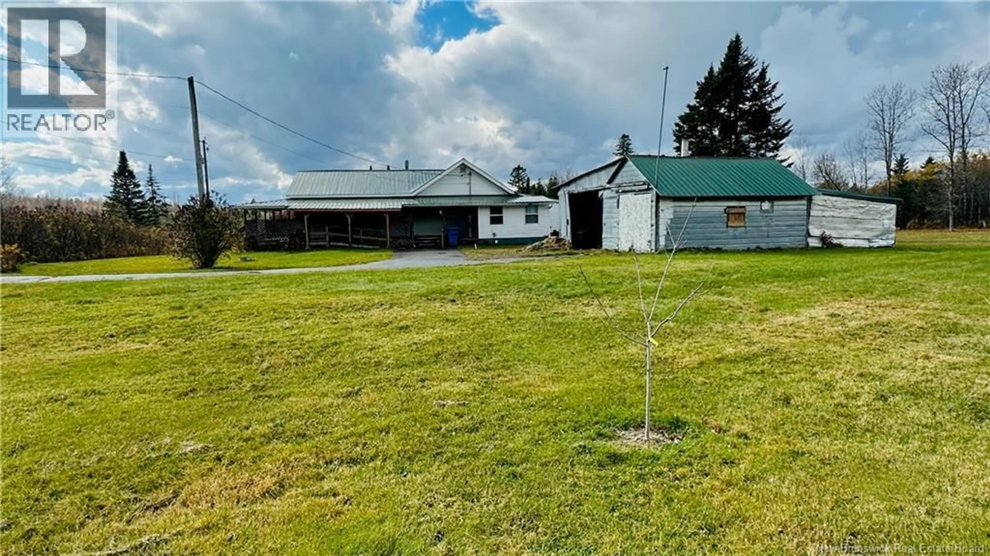 A pic from outside/outdoor area/front of a property/back of a property/a pic from drone, unknown for 383 LUMBER ROAD, Peel New Brunswick E7L4E1