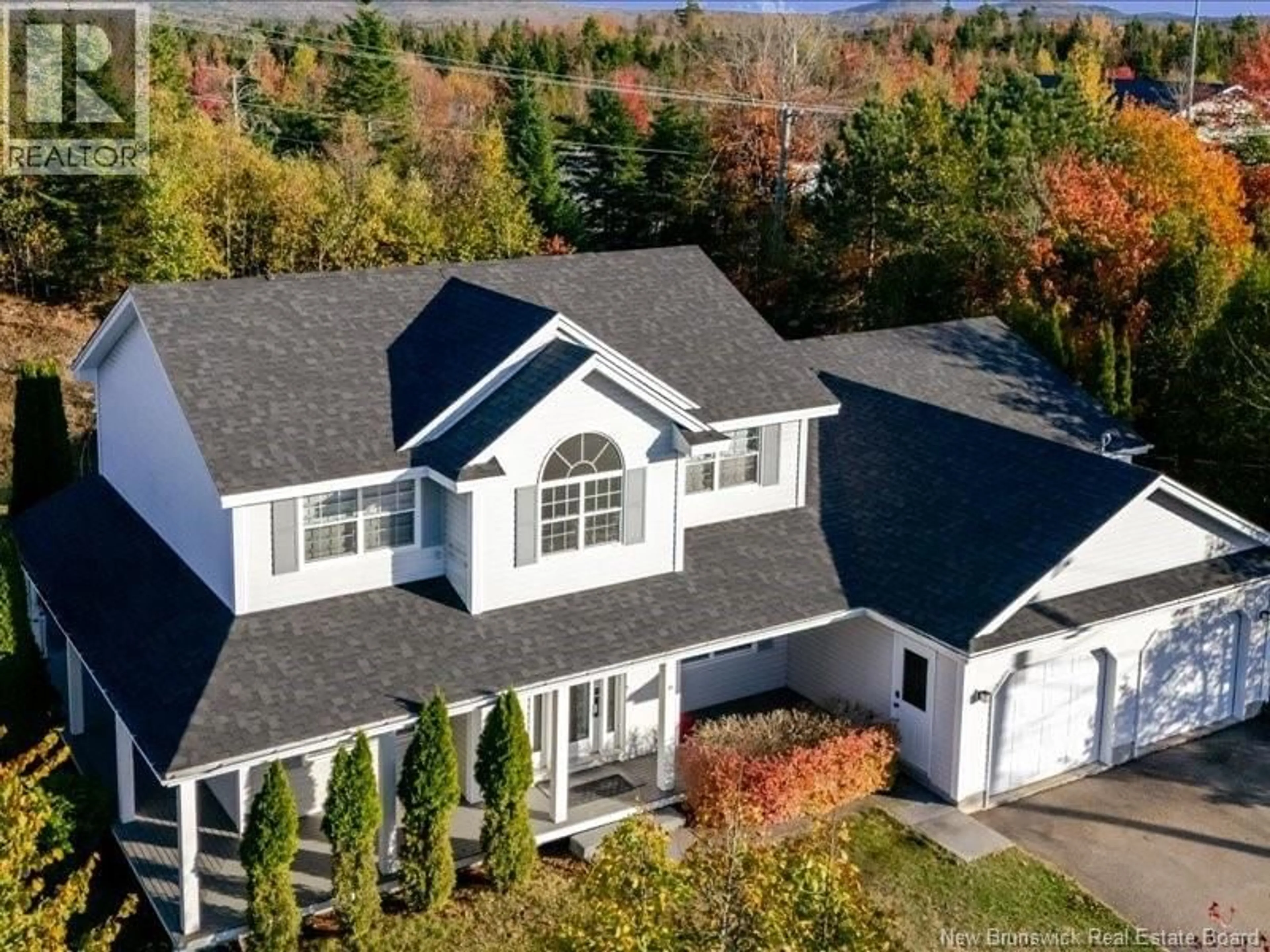 A pic from outside/outdoor area/front of a property/back of a property/a pic from drone, mountain view for 15 RIDGE MANOR DRIVE, Quispamsis New Brunswick E2E6B8
