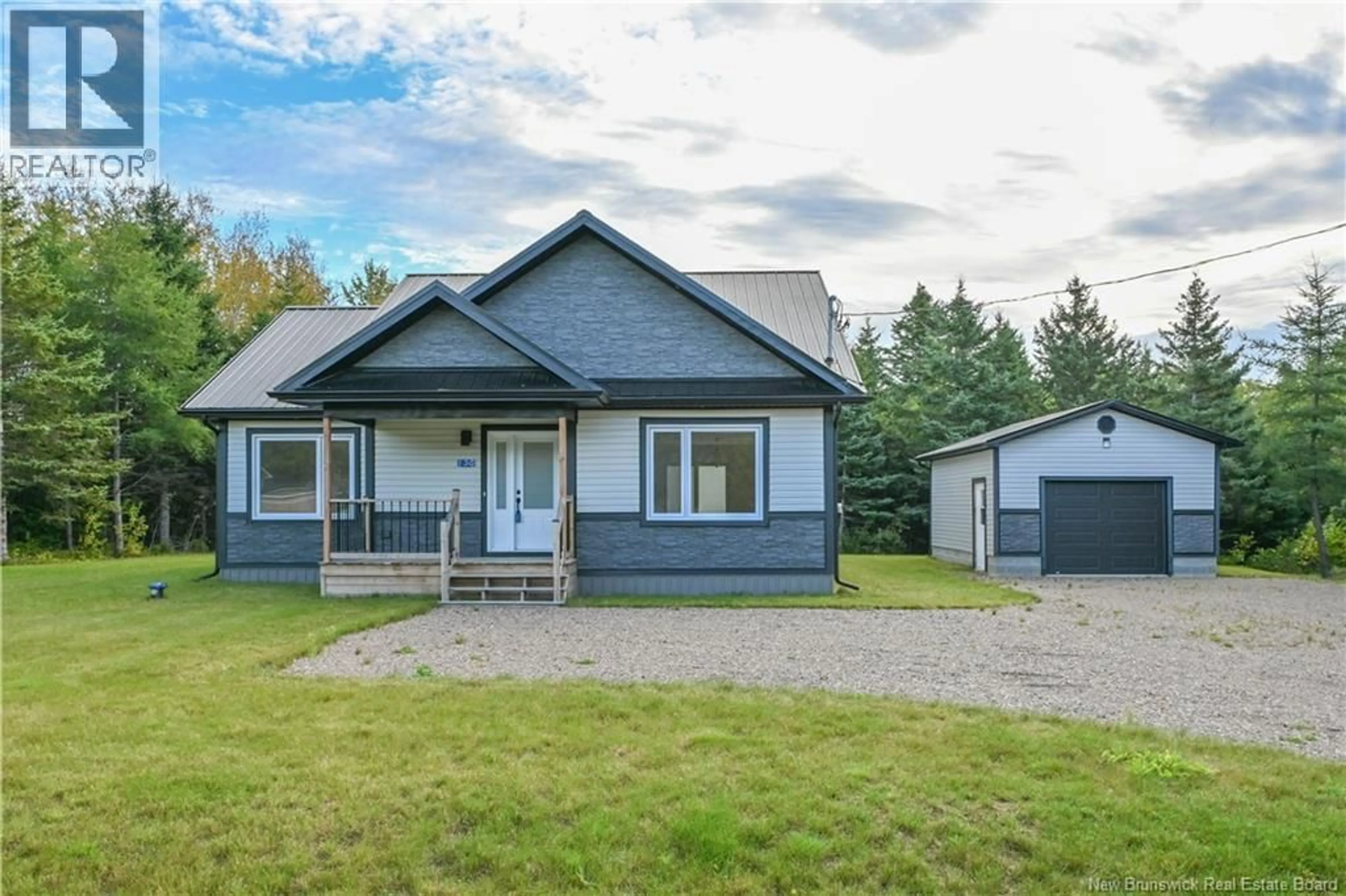 Home with vinyl exterior material, street for 130 DU PORTAGE AVENUE, Grande-Anse New Brunswick E8N1K2