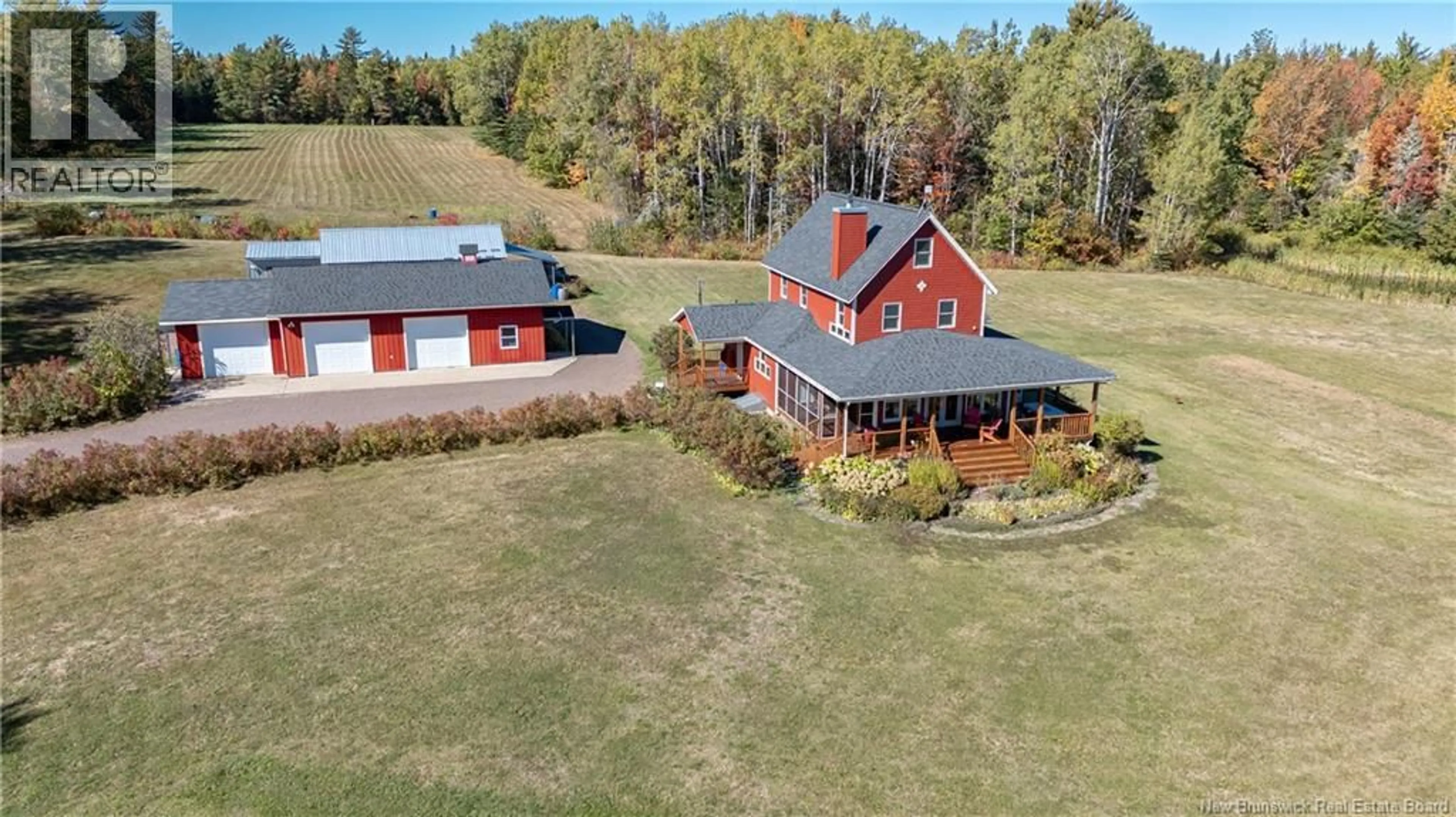 A pic from outside/outdoor area/front of a property/back of a property/a pic from drone, building for 3506 LOWER CAMBRIDGE ROAD, Cambridge-Narrows New Brunswick E4C1S6