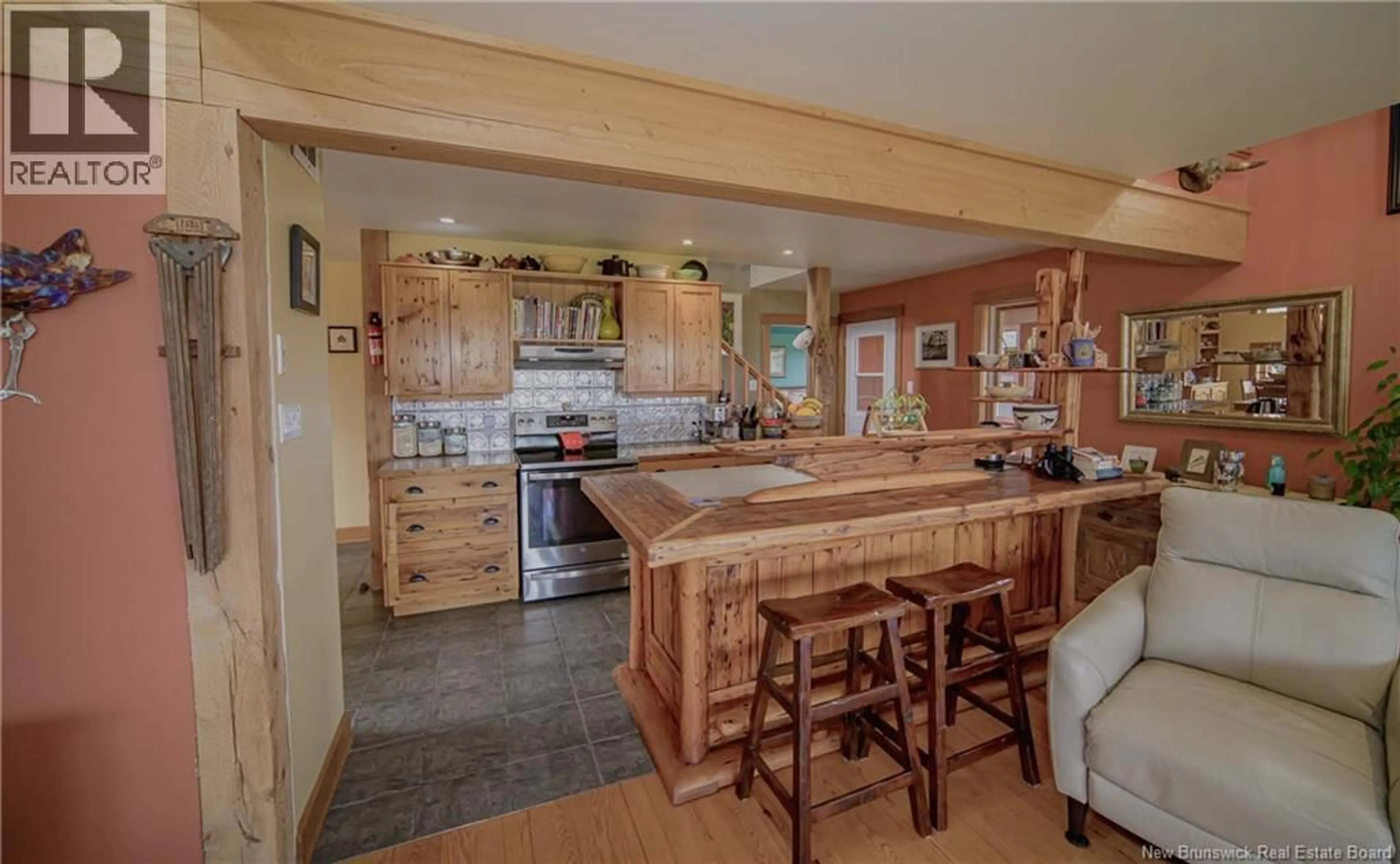 Open concept kitchen, unknown for 3506 LOWER CAMBRIDGE ROAD, Cambridge-Narrows New Brunswick E4C1S6