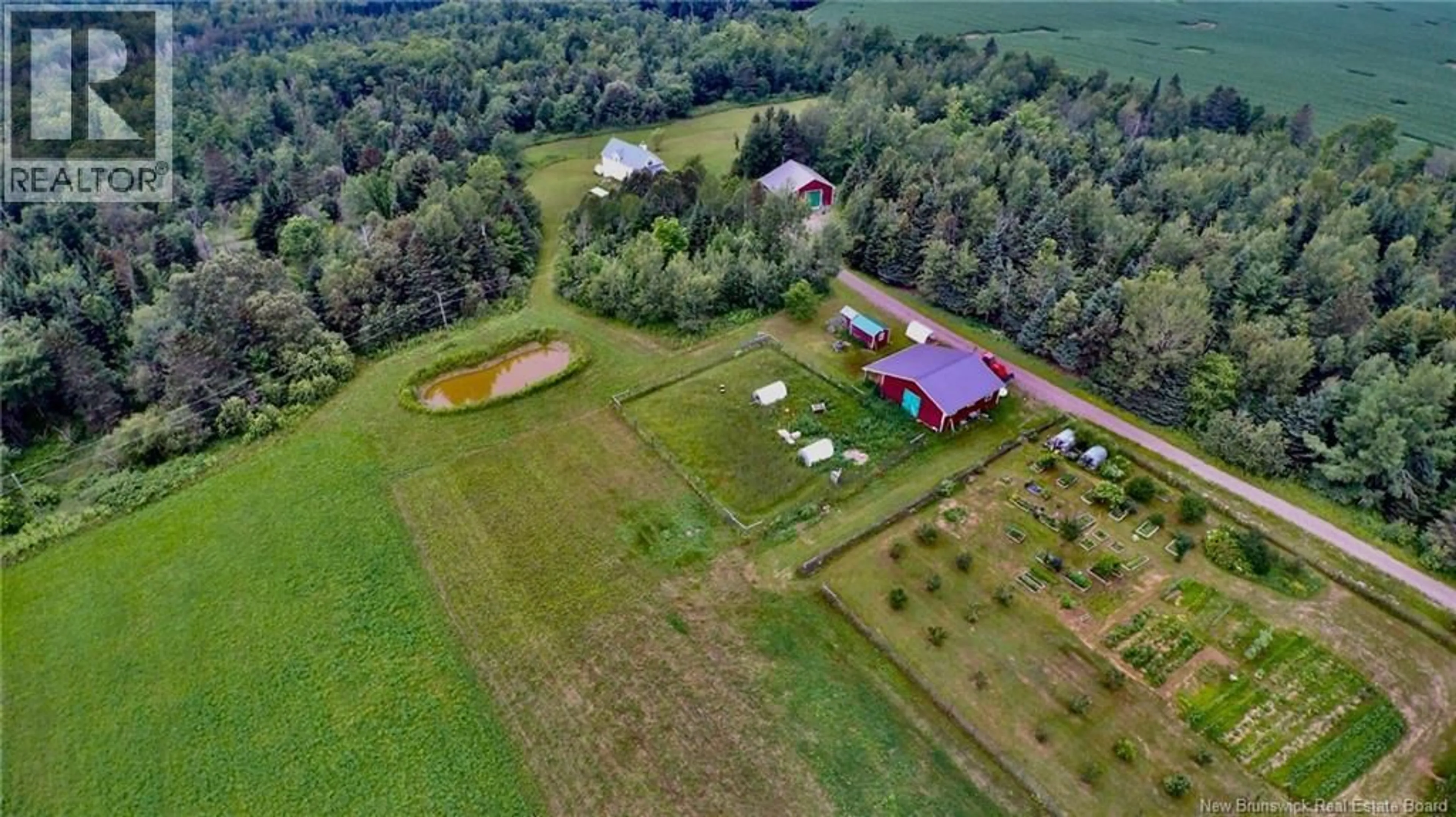 A pic from outside/outdoor area/front of a property/back of a property/a pic from drone, unknown for 799 BACK GREENFIELD ROAD, Summerfield New Brunswick E7K2K8