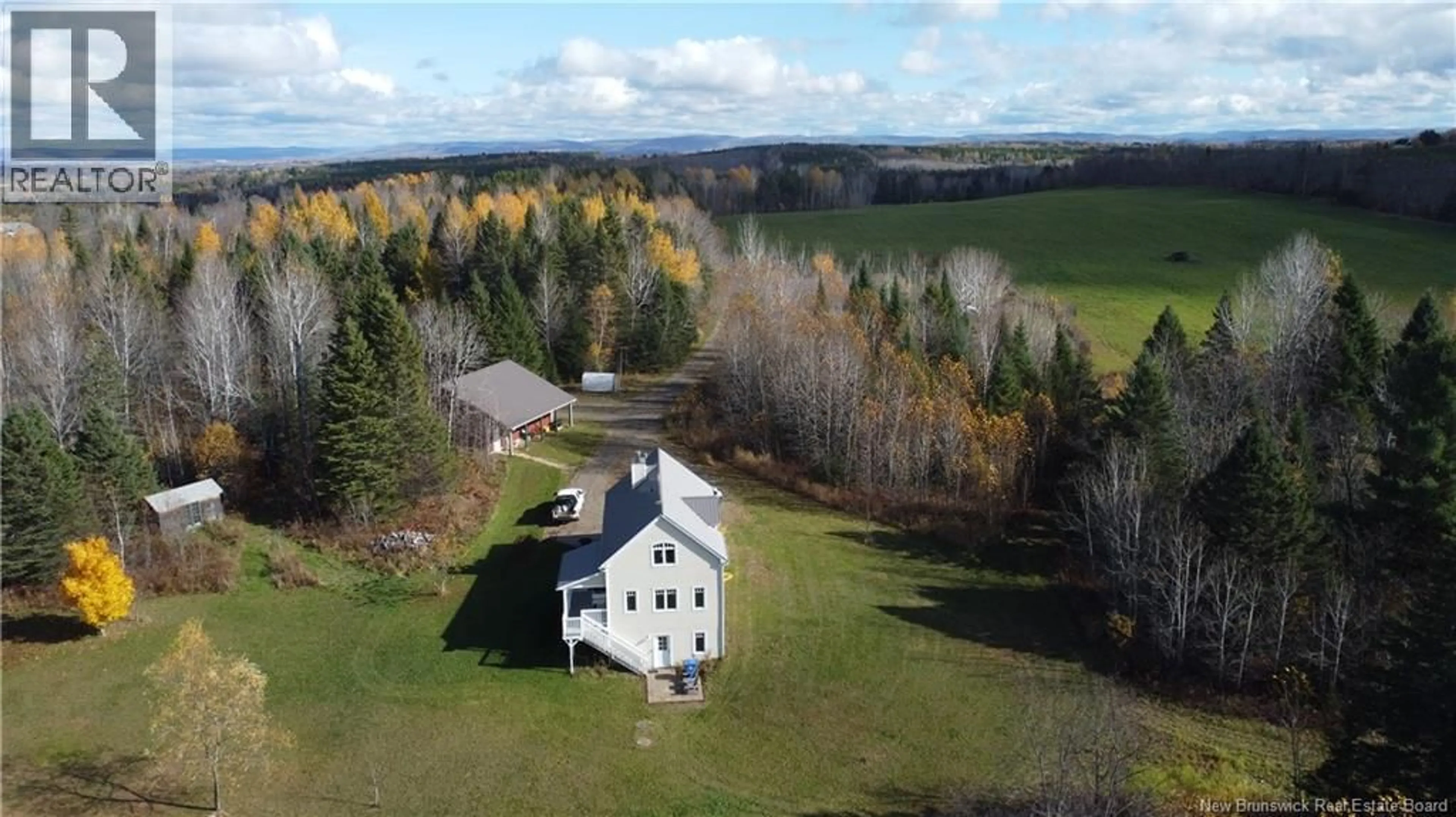 A pic from outside/outdoor area/front of a property/back of a property/a pic from drone, unknown for 799 BACK GREENFIELD ROAD, Summerfield New Brunswick E7K2K8
