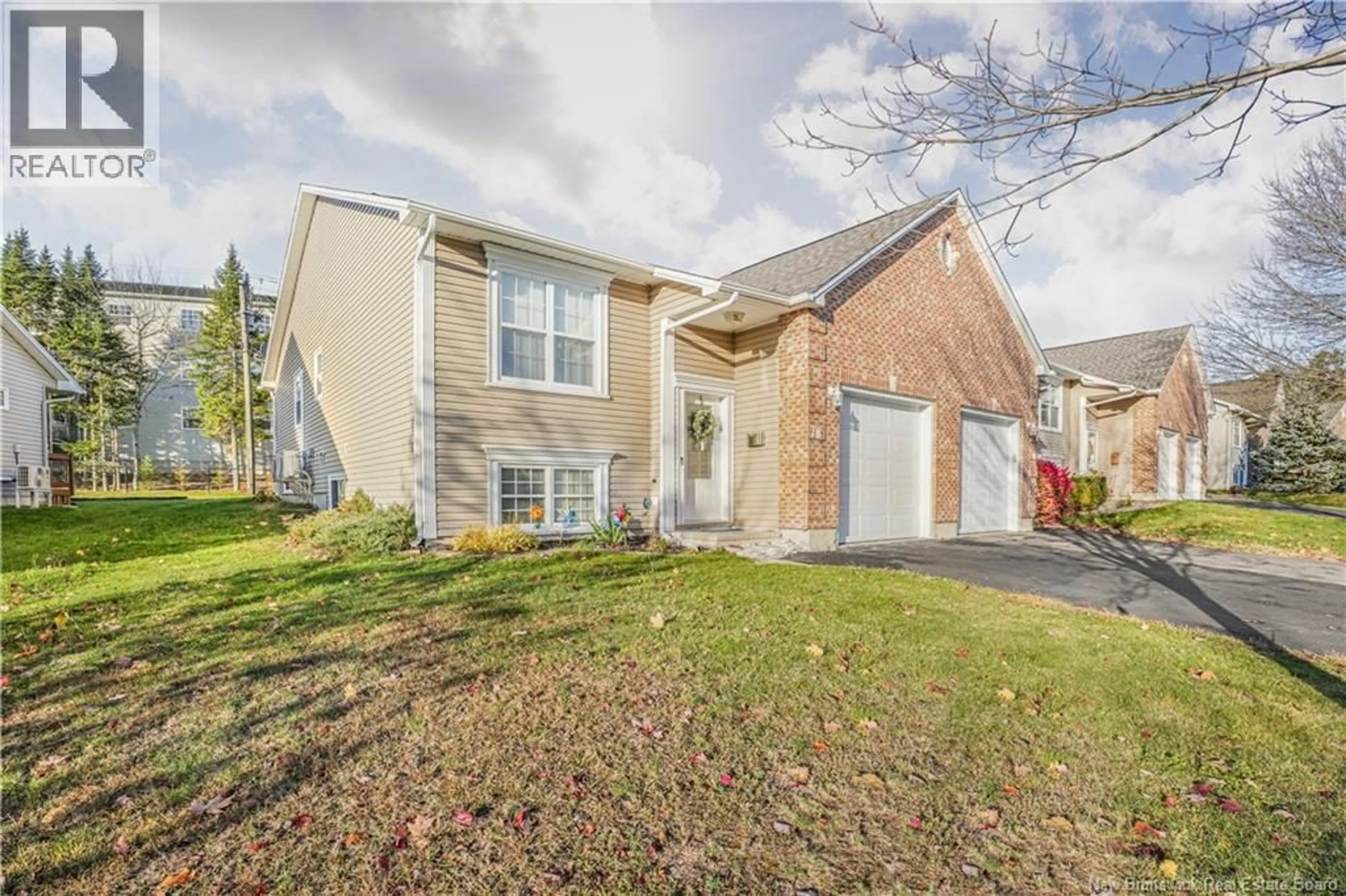 Home with vinyl exterior material, street for 78 MILLRIDGE LANE, Fredericton New Brunswick E3A0S7