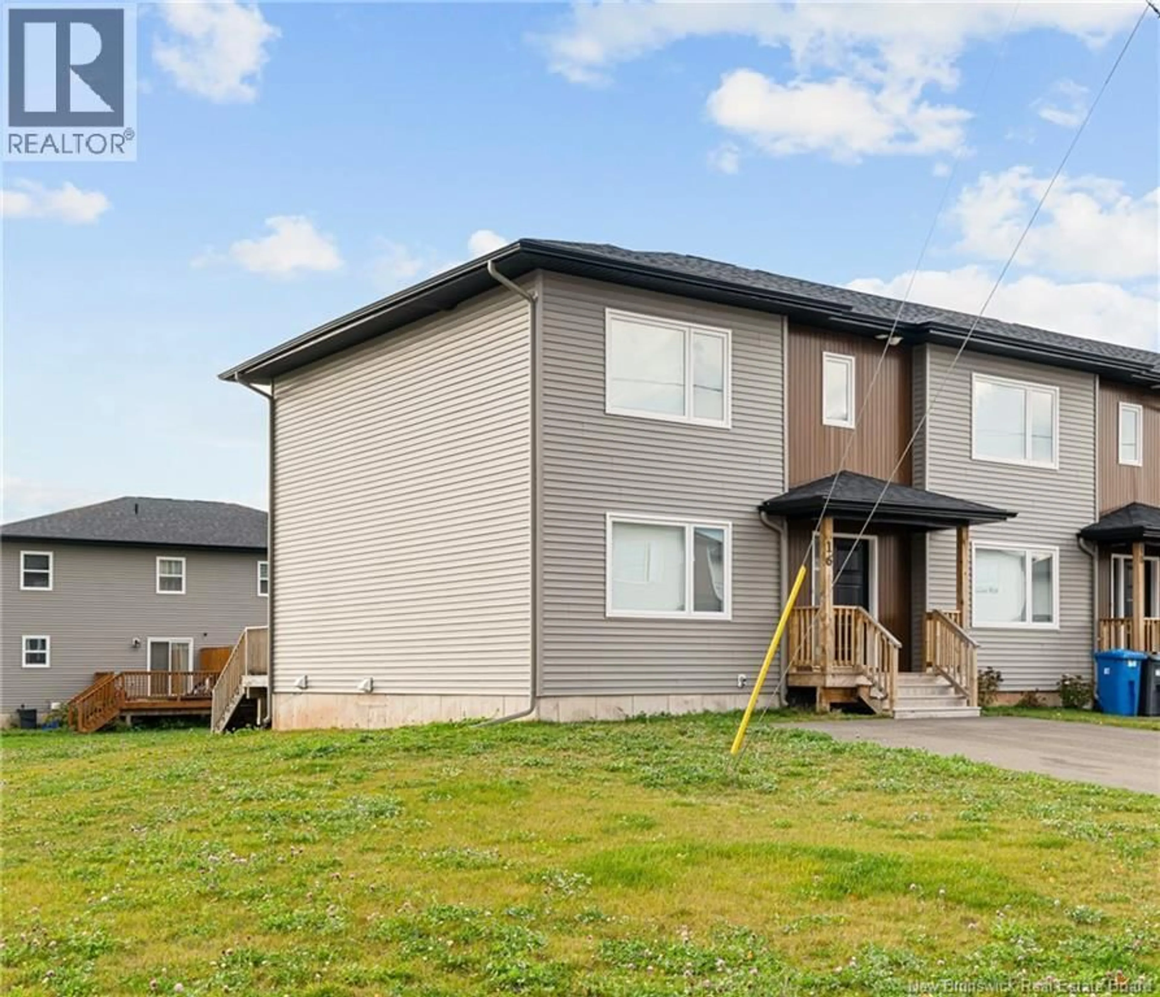 A pic from outside/outdoor area/front of a property/back of a property/a pic from drone, unknown for 16 DELTA, Dieppe New Brunswick E1A9H8
