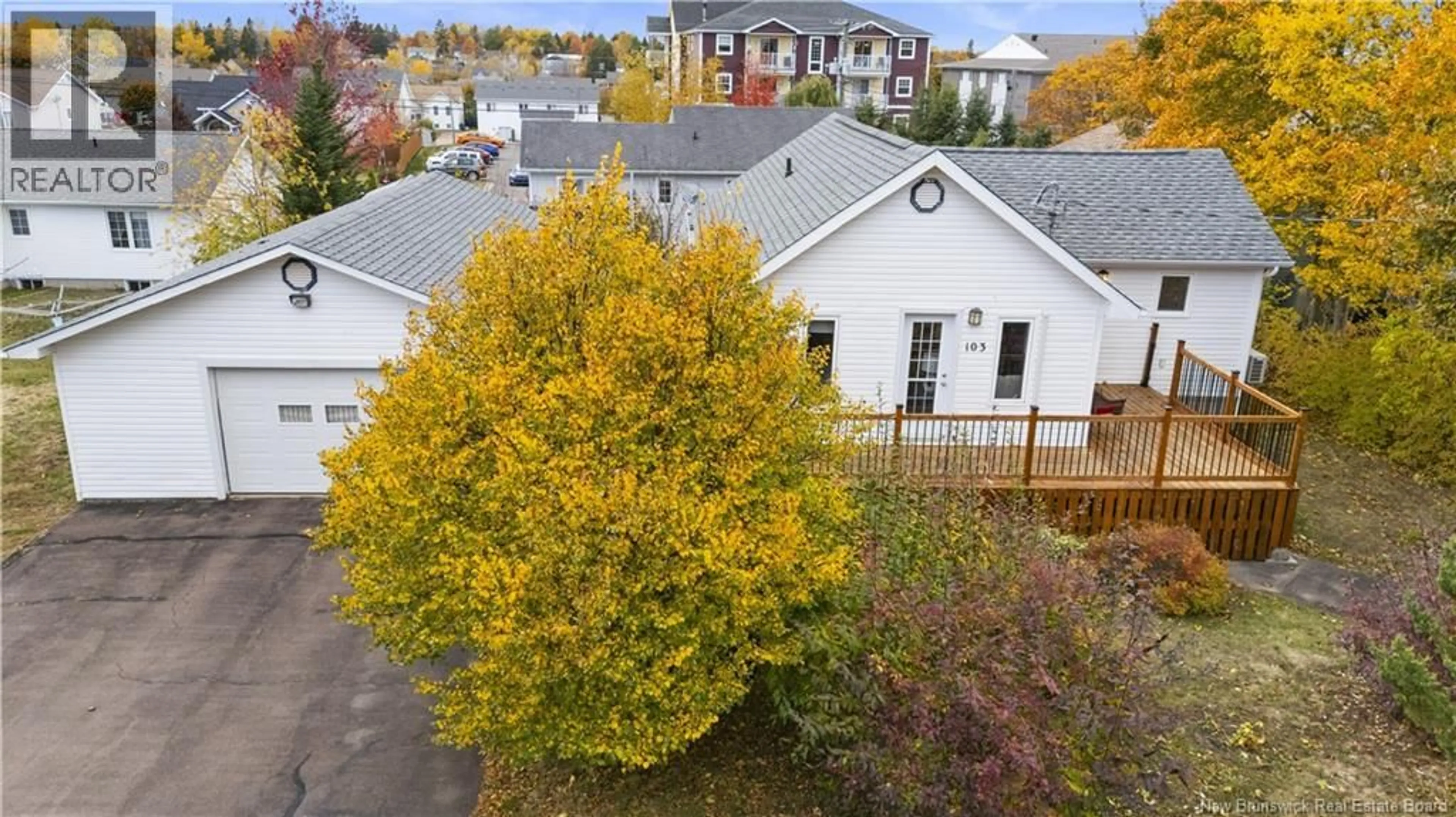 A pic from outside/outdoor area/front of a property/back of a property/a pic from drone, street for 103 MCQUEEN, Shediac New Brunswick E4P2H6