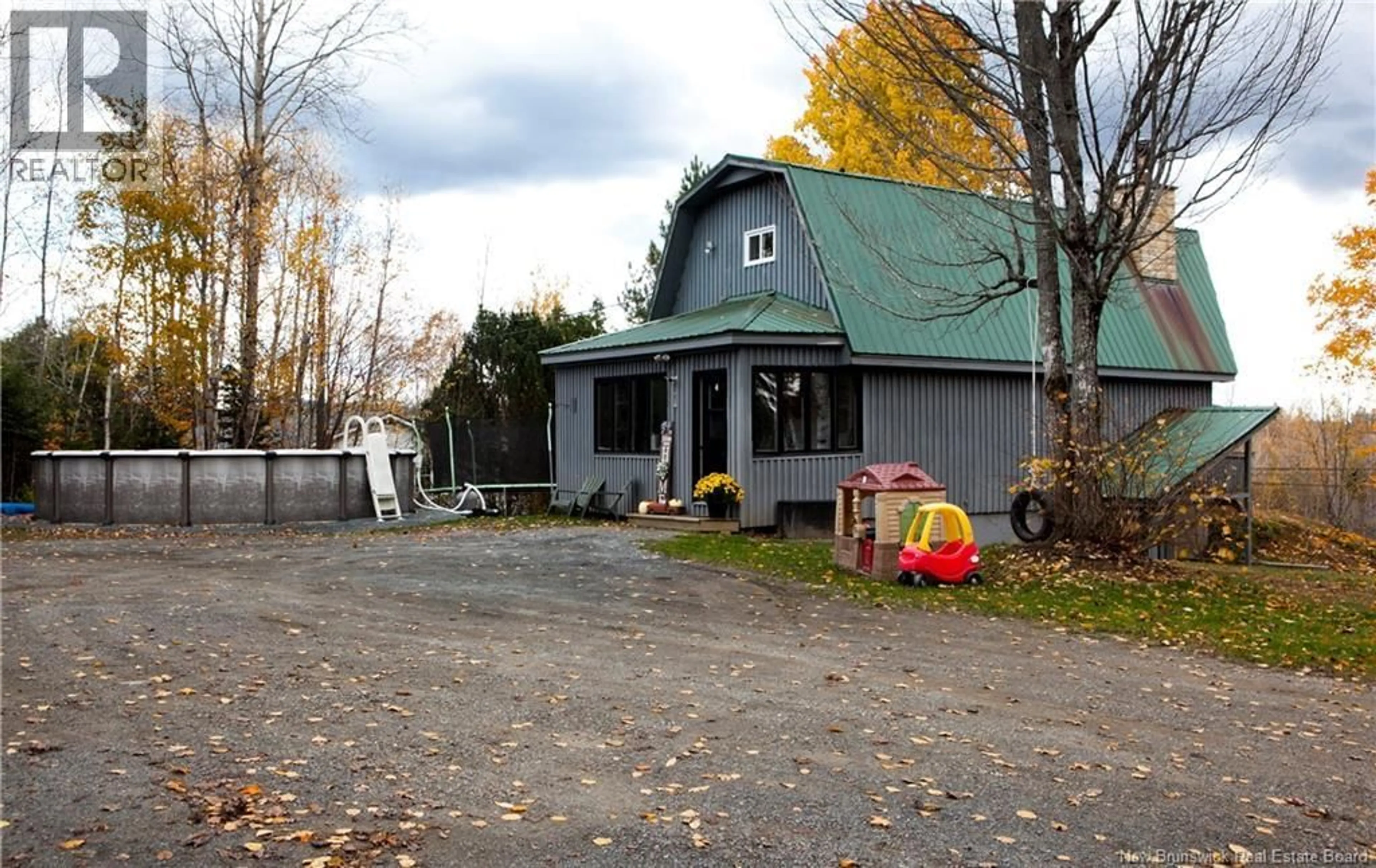 A pic from outside/outdoor area/front of a property/back of a property/a pic from drone, unknown for 76 BEARDSLEY ROAD, Woodstock New Brunswick E7M4V5