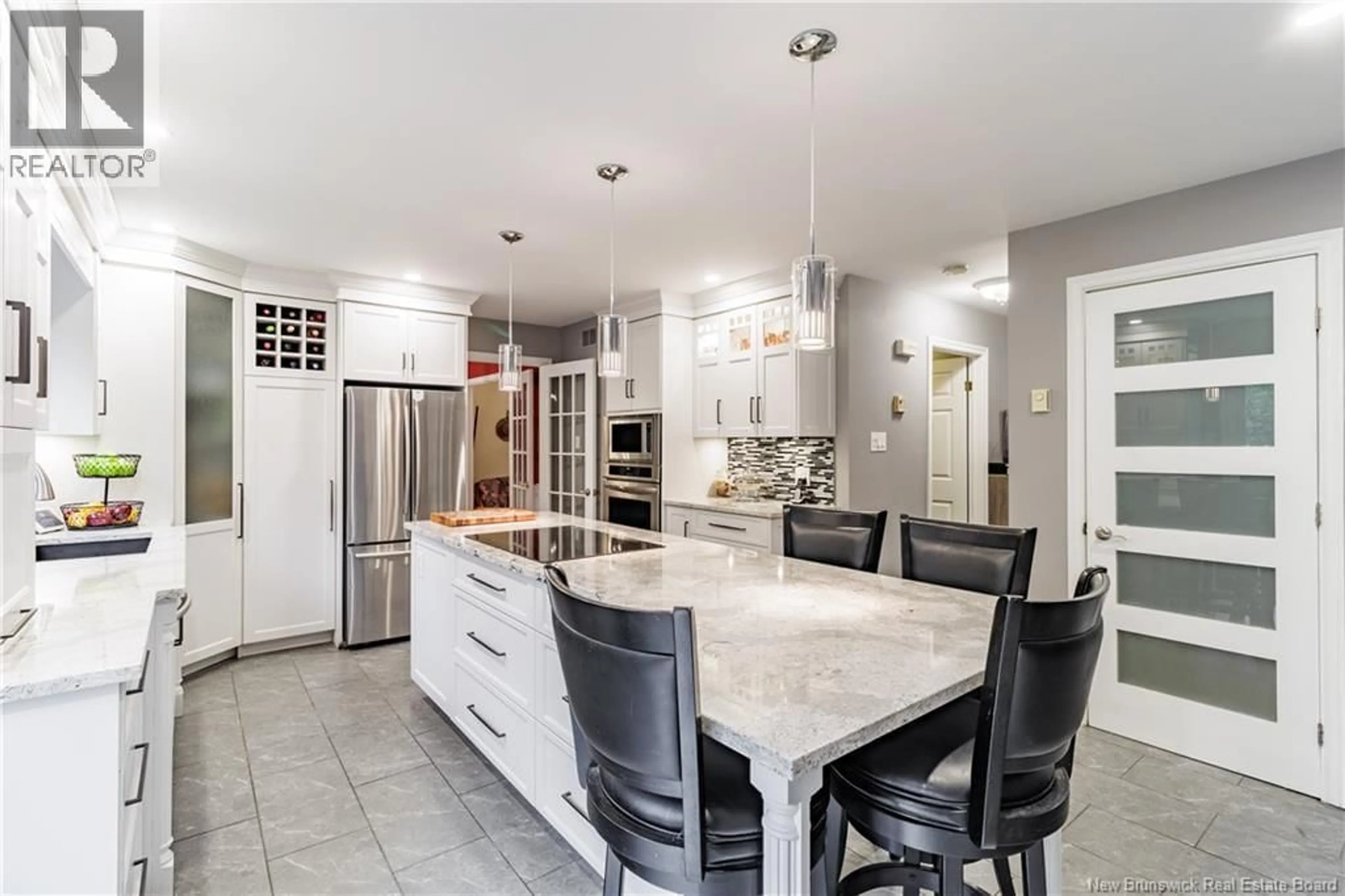 Contemporary kitchen, ceramic/tile floor for 75 CAMERON DRIVE, Burton New Brunswick E2V3G4