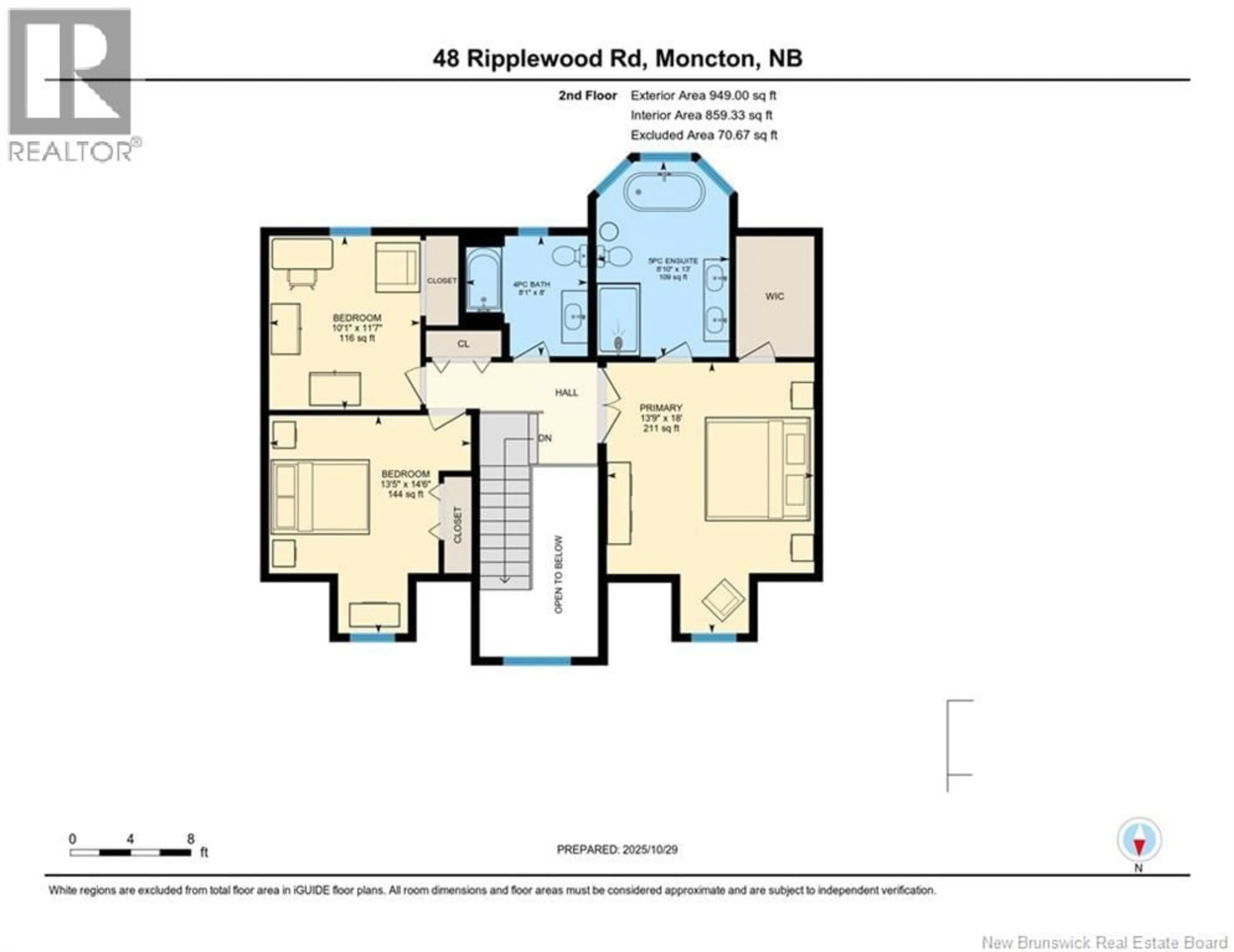 Floor plan for 48 RIPPLEWOOD ROAD, Moncton New Brunswick E1A6P3