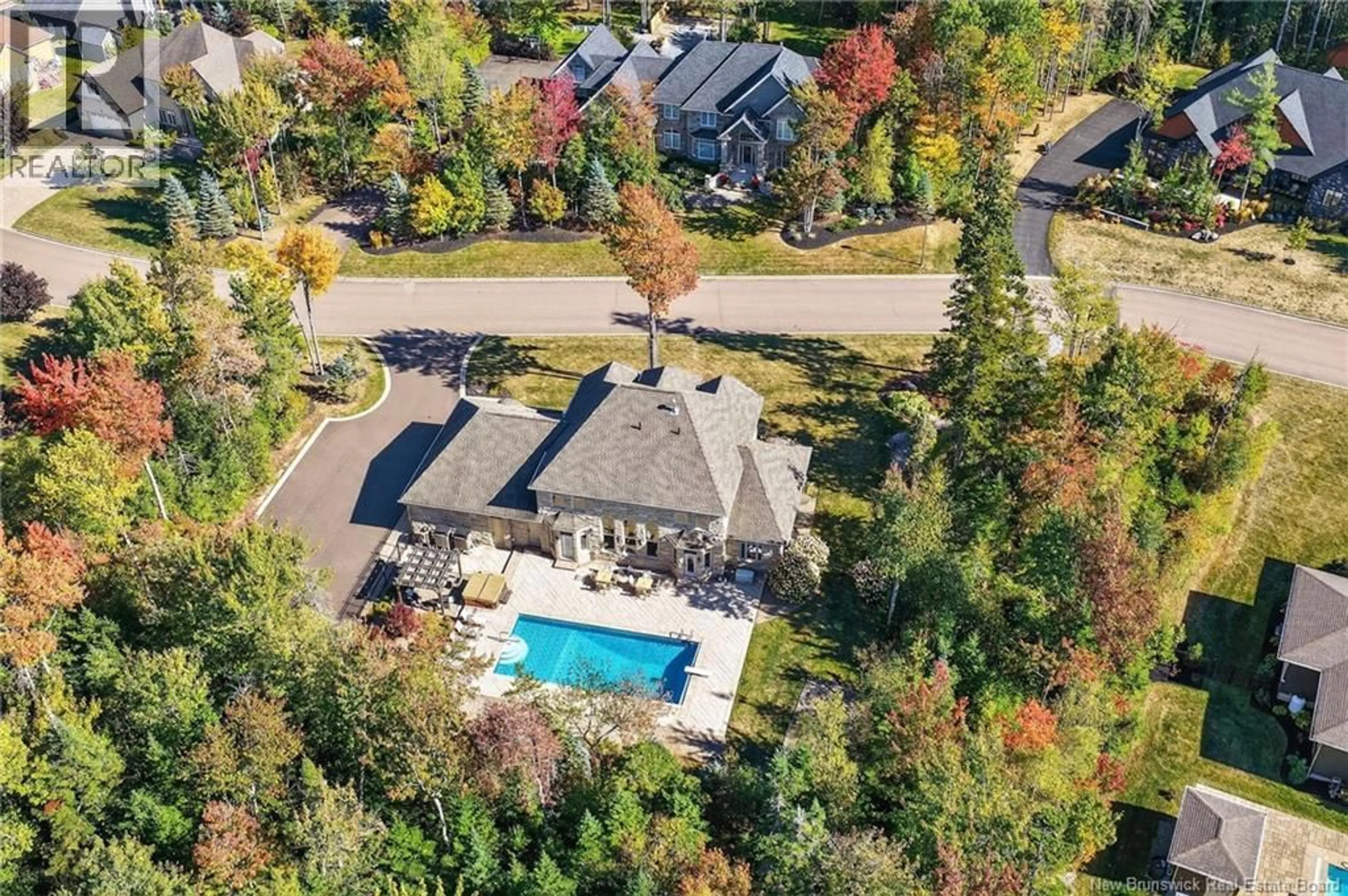 A pic from outside/outdoor area/front of a property/back of a property/a pic from drone, unknown for 16 BROMFIELD COURT, Moncton New Brunswick E1G0N7