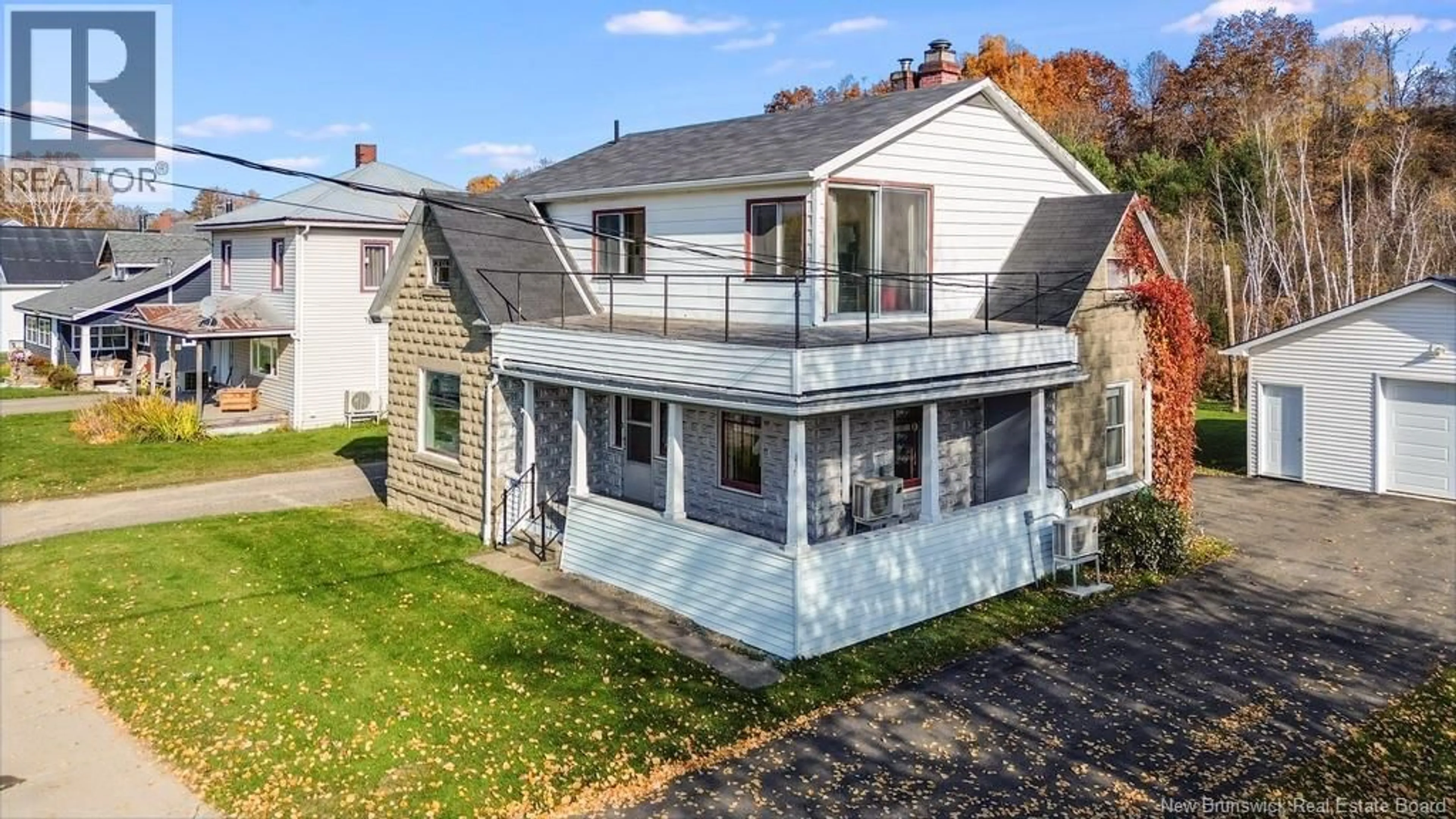 A pic from outside/outdoor area/front of a property/back of a property/a pic from drone, street for 296 MAIN STREET, Hartland New Brunswick E7P2M8
