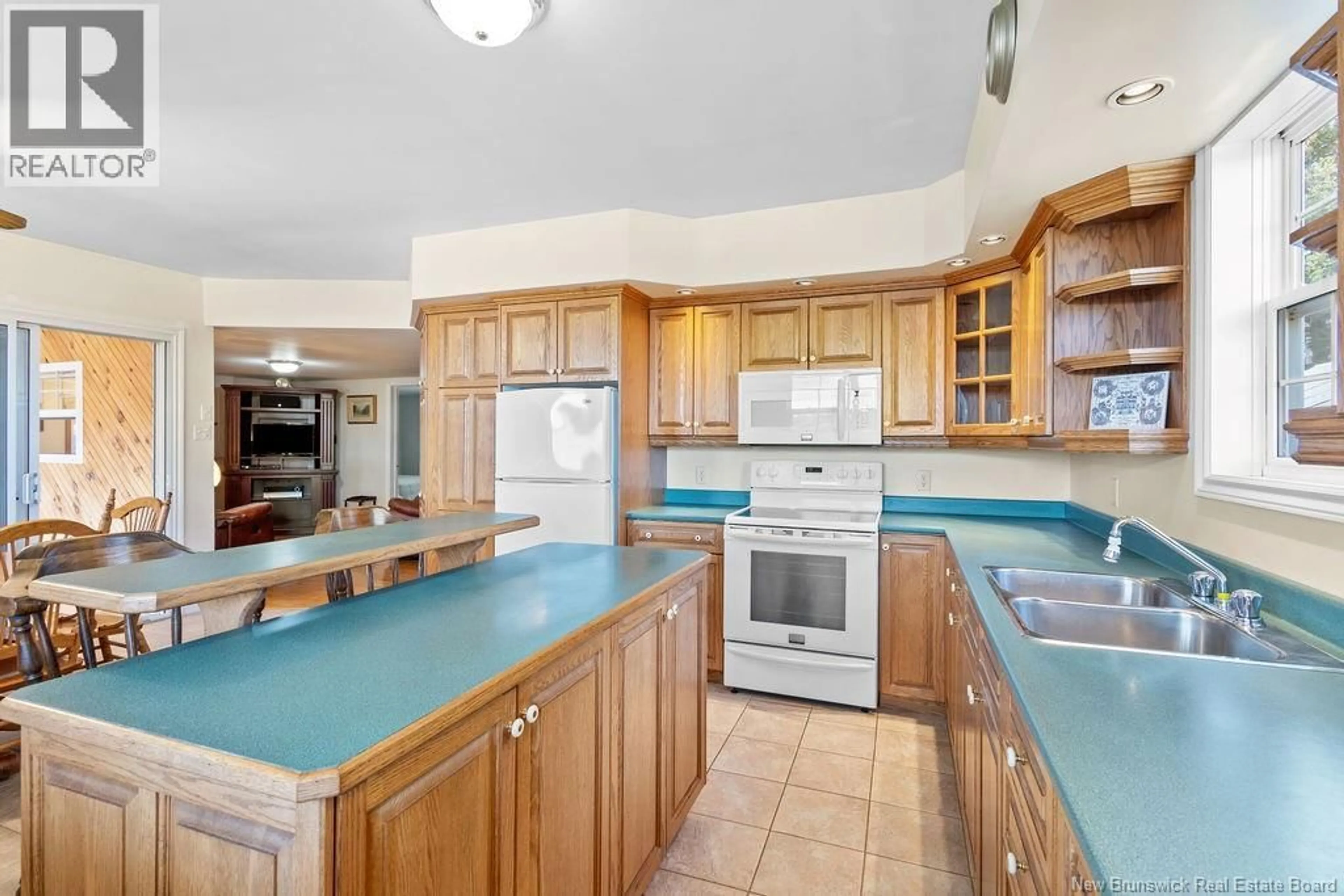 Open concept kitchen, ceramic/tile floor for 3446 ROUTE 108, Renous New Brunswick E9E2E6