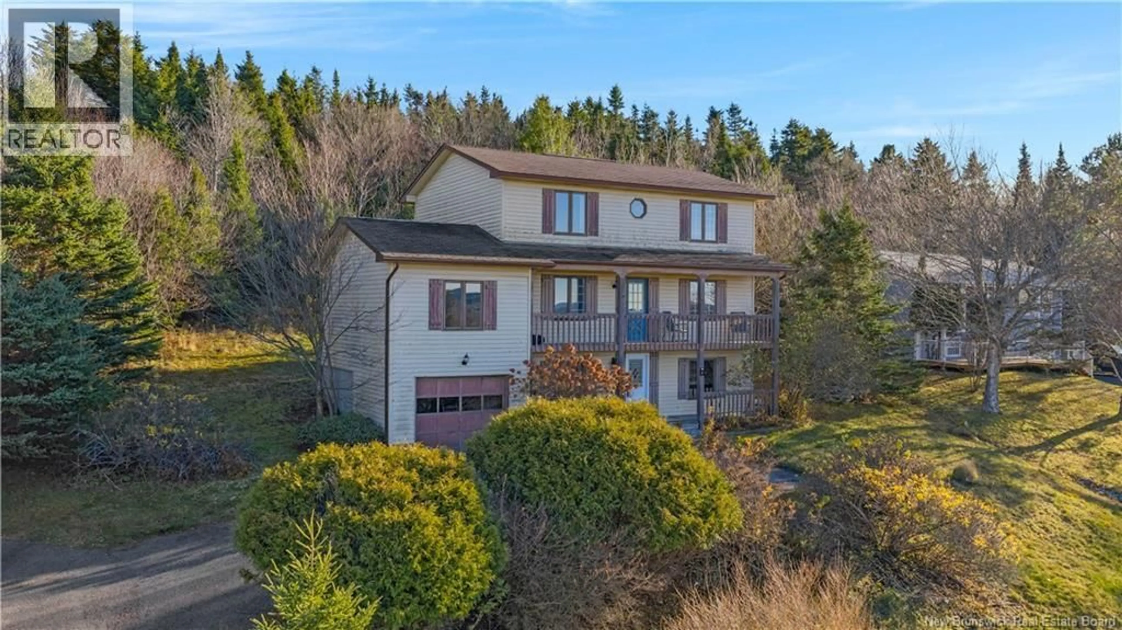A pic from outside/outdoor area/front of a property/back of a property/a pic from drone, water/lake/river/ocean view for 12 MINSTREL DRIVE, Quispamsis New Brunswick E2E1S5