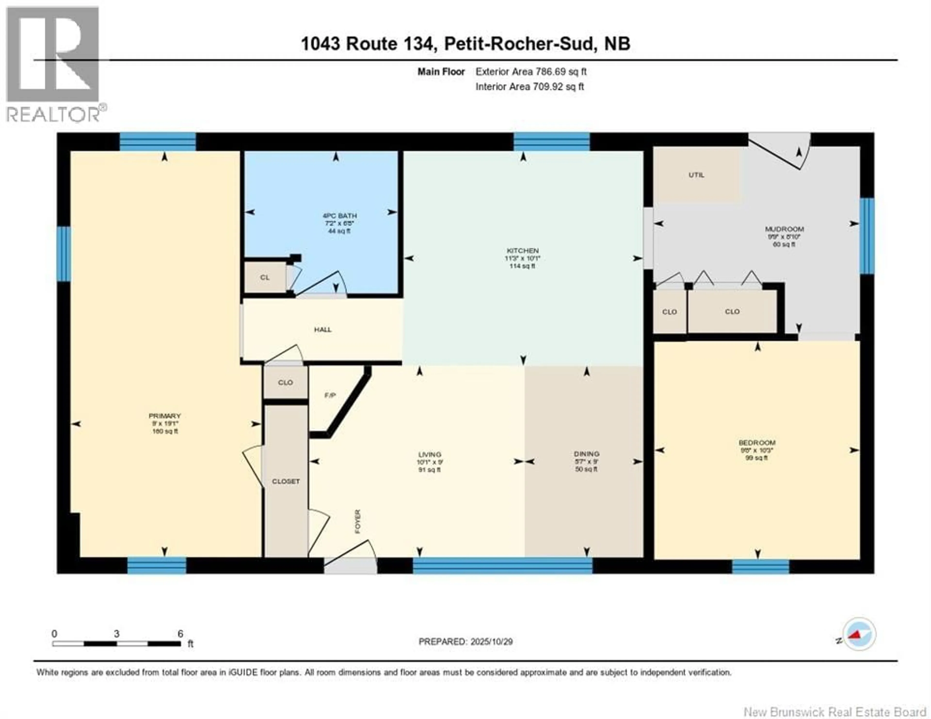 Floor plan for 1043 ROUTE 134, Petit-Rocher-Sud New Brunswick E8J1B8