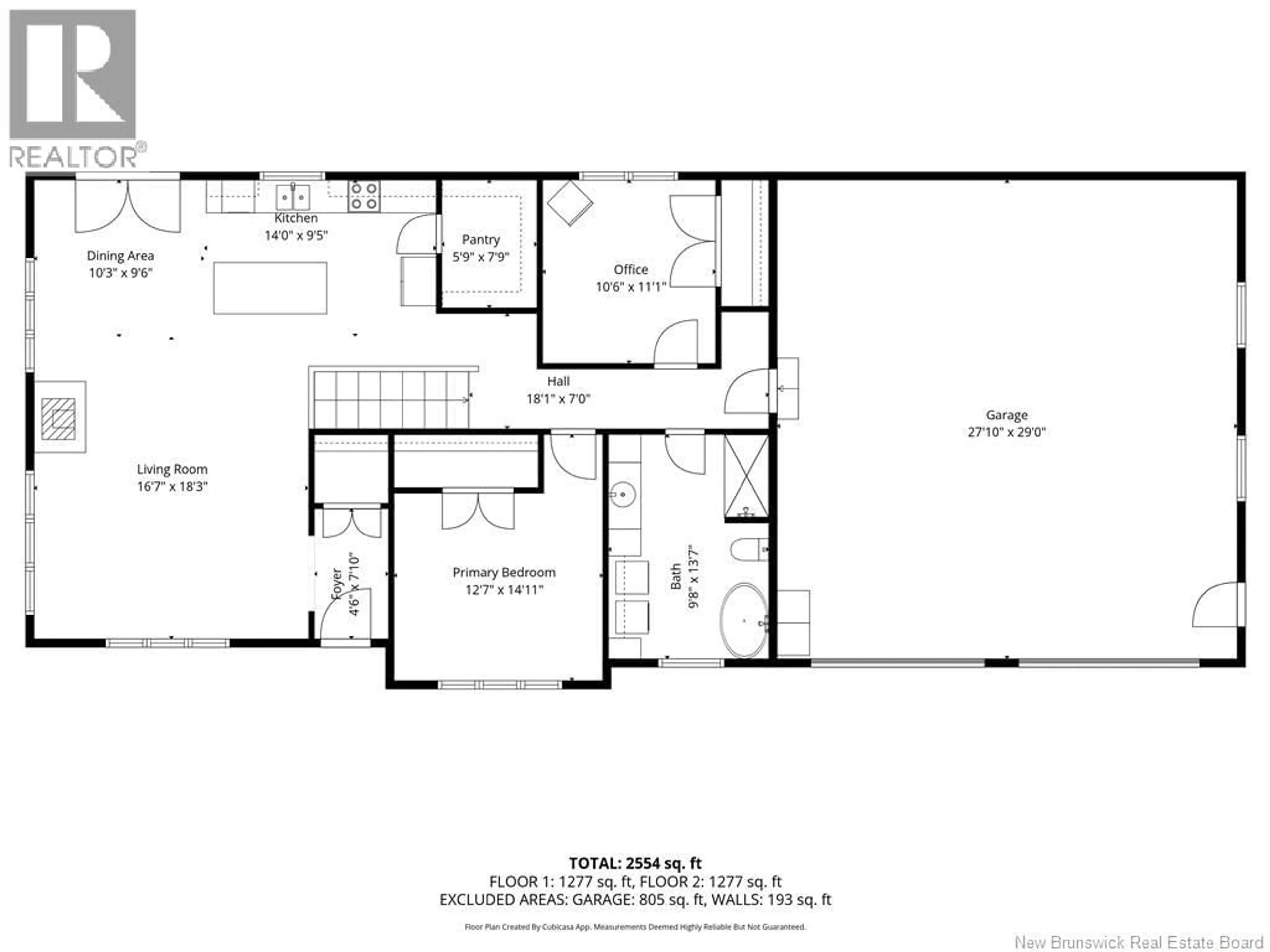 Floor plan for 38 BOUTOT LANE, Grand-Sault/Grand Falls New Brunswick E3Z0C6
