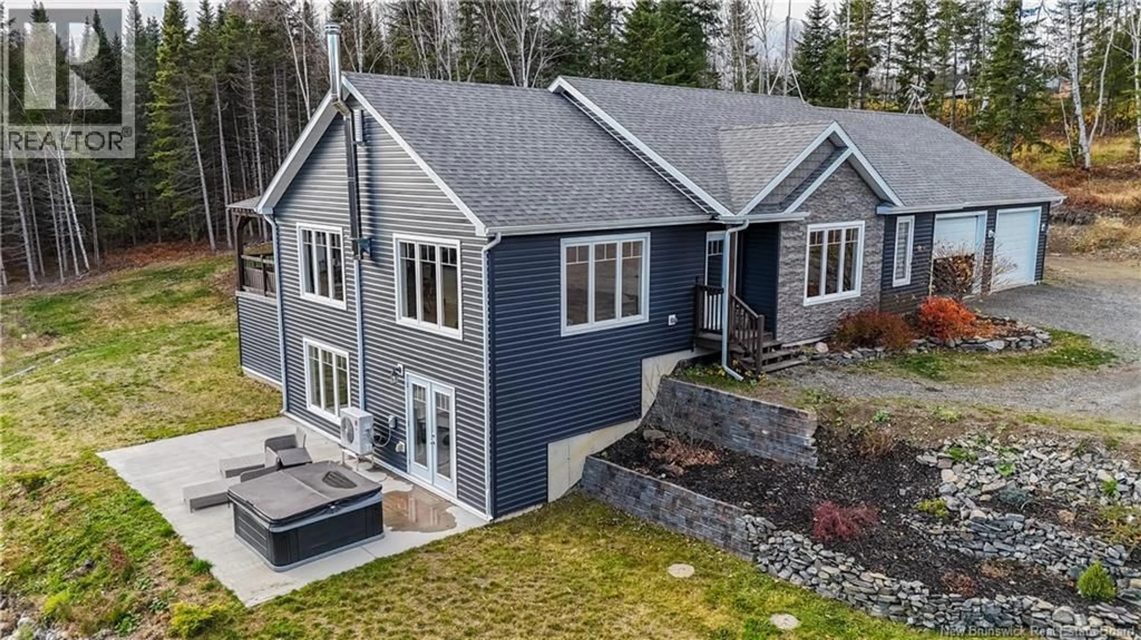 A pic from outside/outdoor area/front of a property/back of a property/a pic from drone, unknown for 38 BOUTOT LANE, Grand-Sault/Grand Falls New Brunswick E3Z0C6