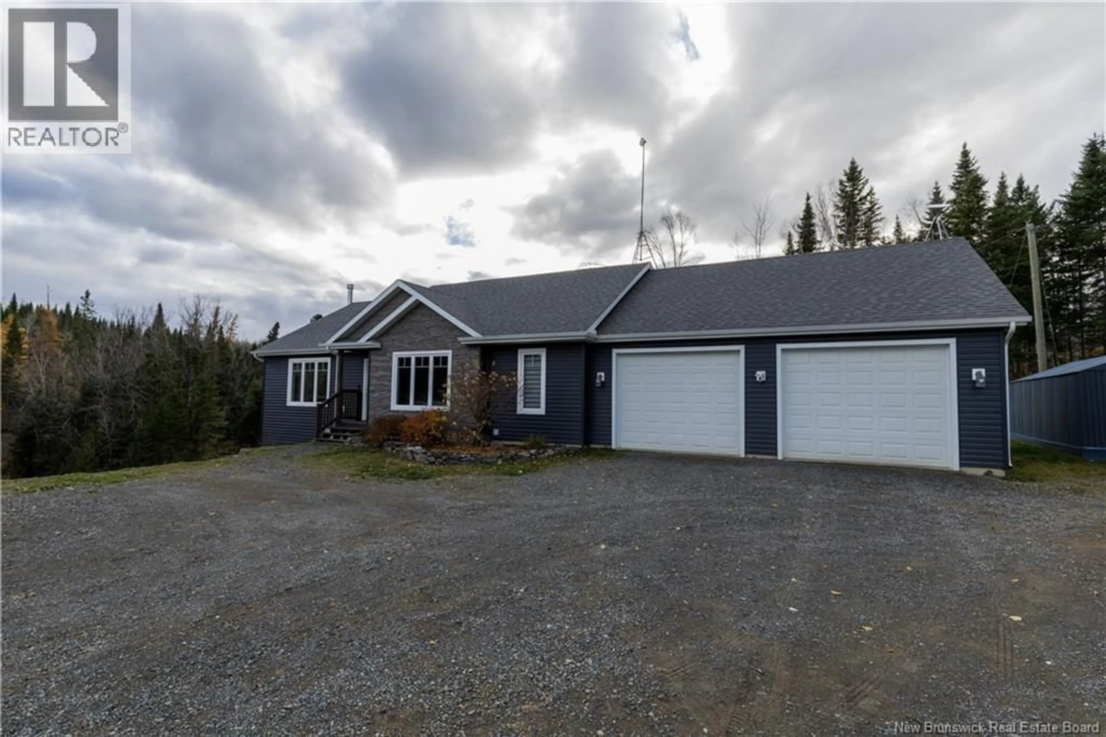 A pic from outside/outdoor area/front of a property/back of a property/a pic from drone, street for 38 BOUTOT LANE, Grand-Sault/Grand Falls New Brunswick E3Z0C6