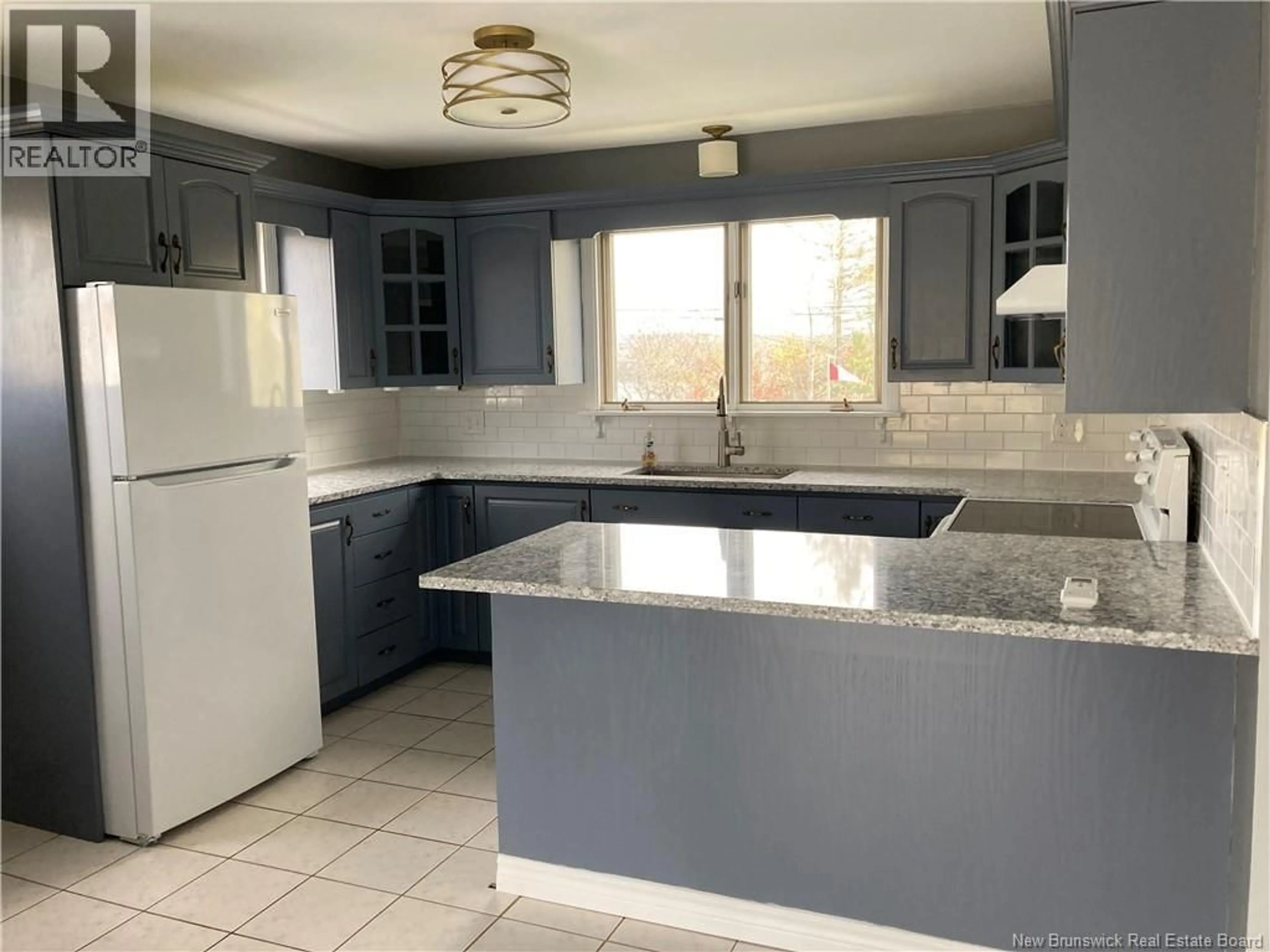 Open concept kitchen, ceramic/tile floor for 7690 RTE 102, Lower Greenwich New Brunswick E5K4G5