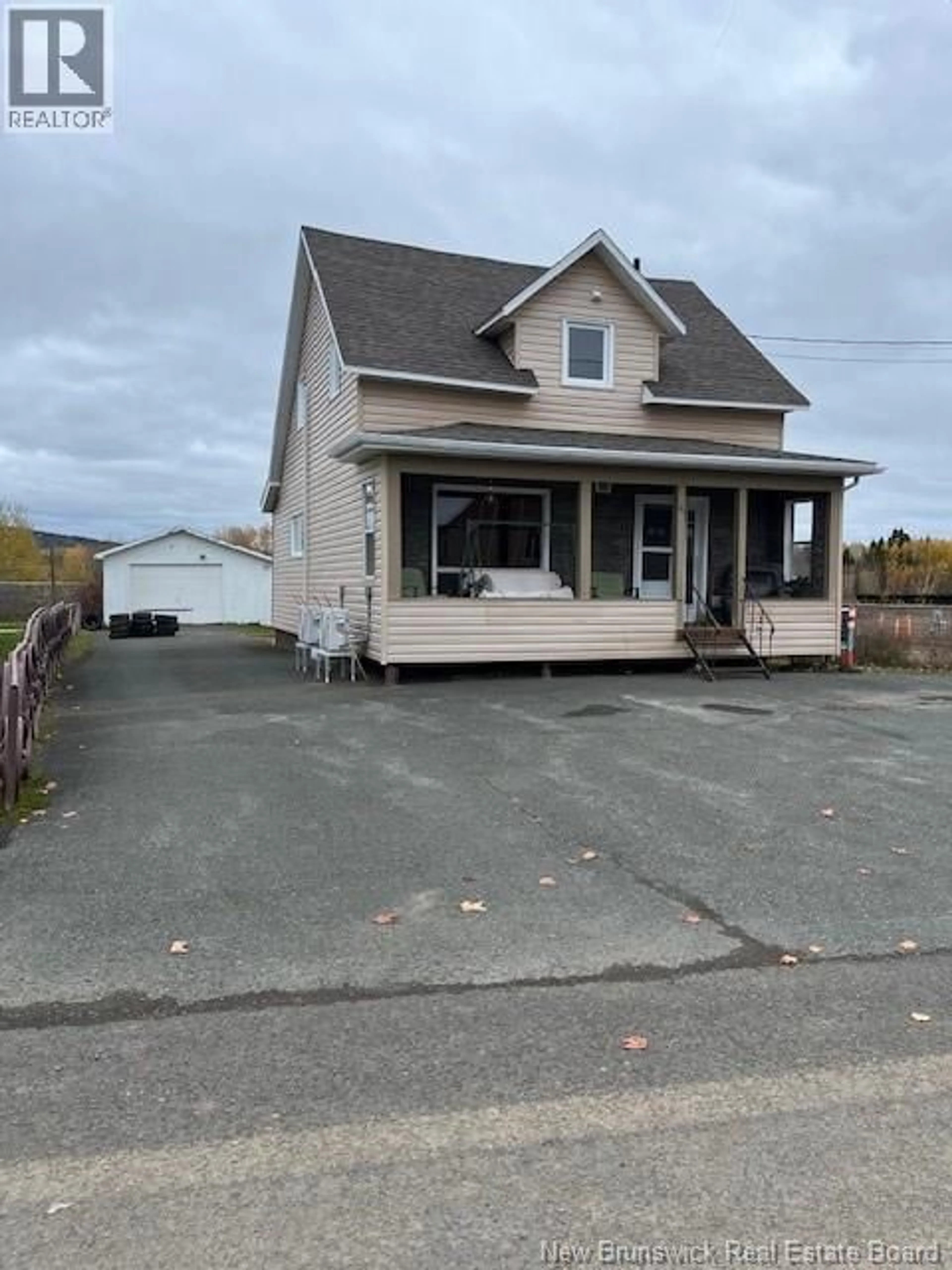A pic from outside/outdoor area/front of a property/back of a property/a pic from drone, street for 3 L'EGLISE STREET, Eel River Crossing New Brunswick E8E1P5