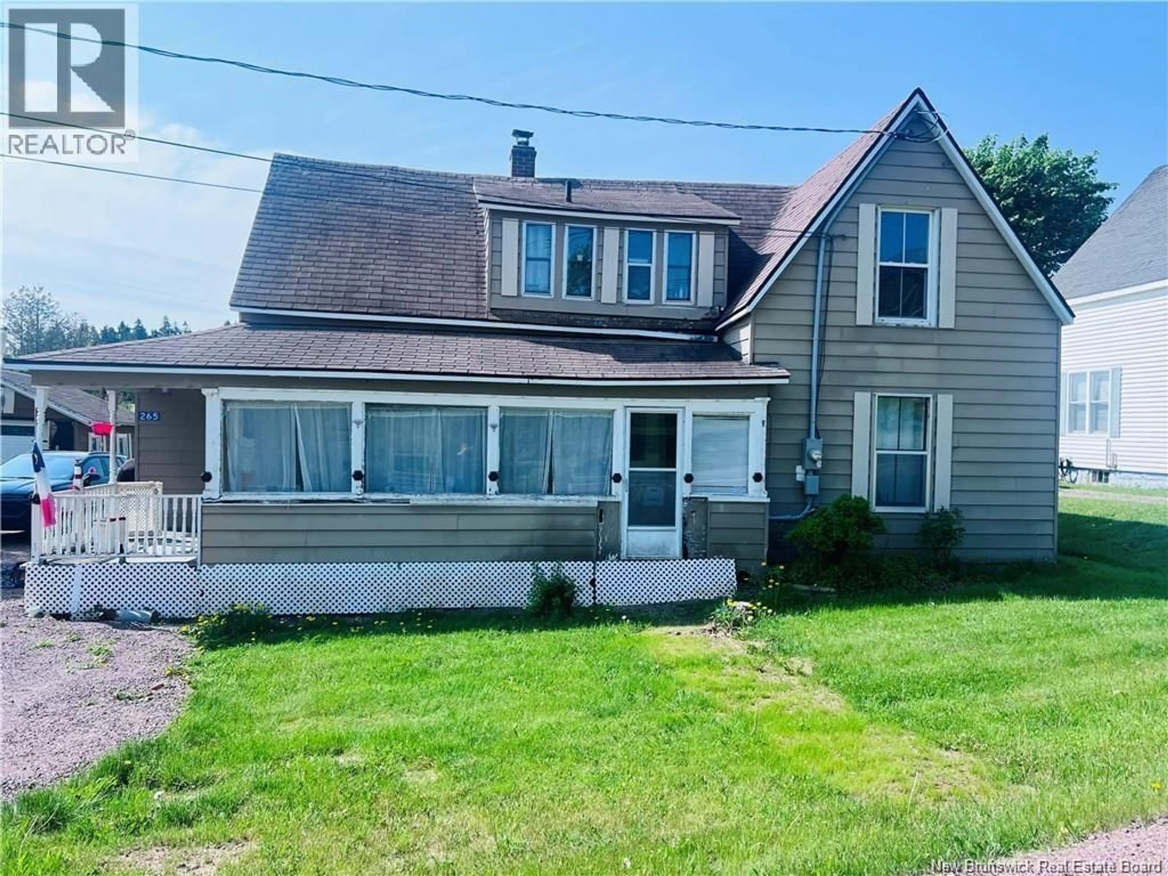 A pic from outside/outdoor area/front of a property/back of a property/a pic from drone, street for 265 PRÉ-D'EN-HAUT STREET, Pre d'en Haut New Brunswick E4K1K4
