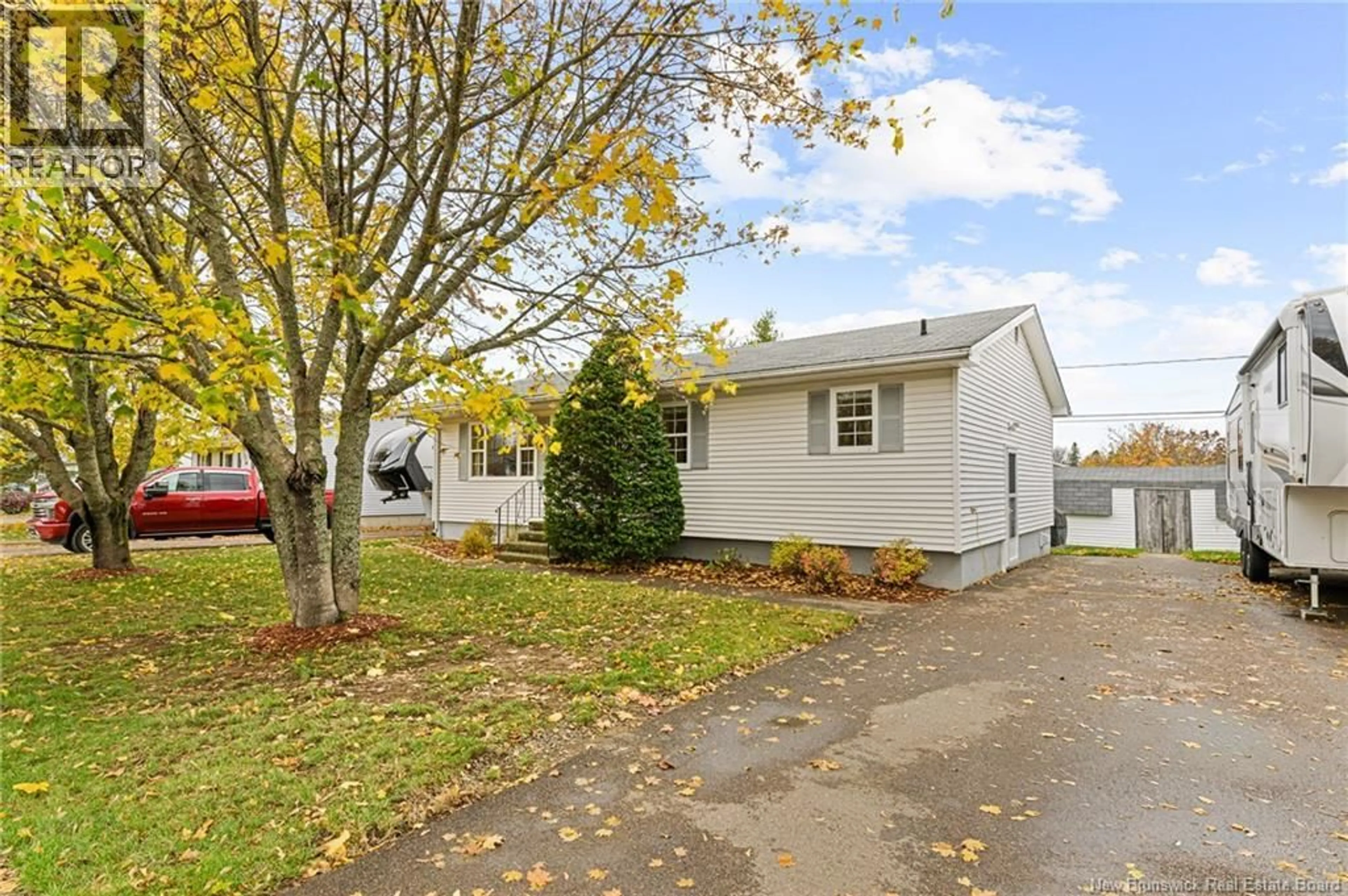 Home with vinyl exterior material, street for 75 NOTINGHAM DRIVE, Moncton New Brunswick E1A5J9