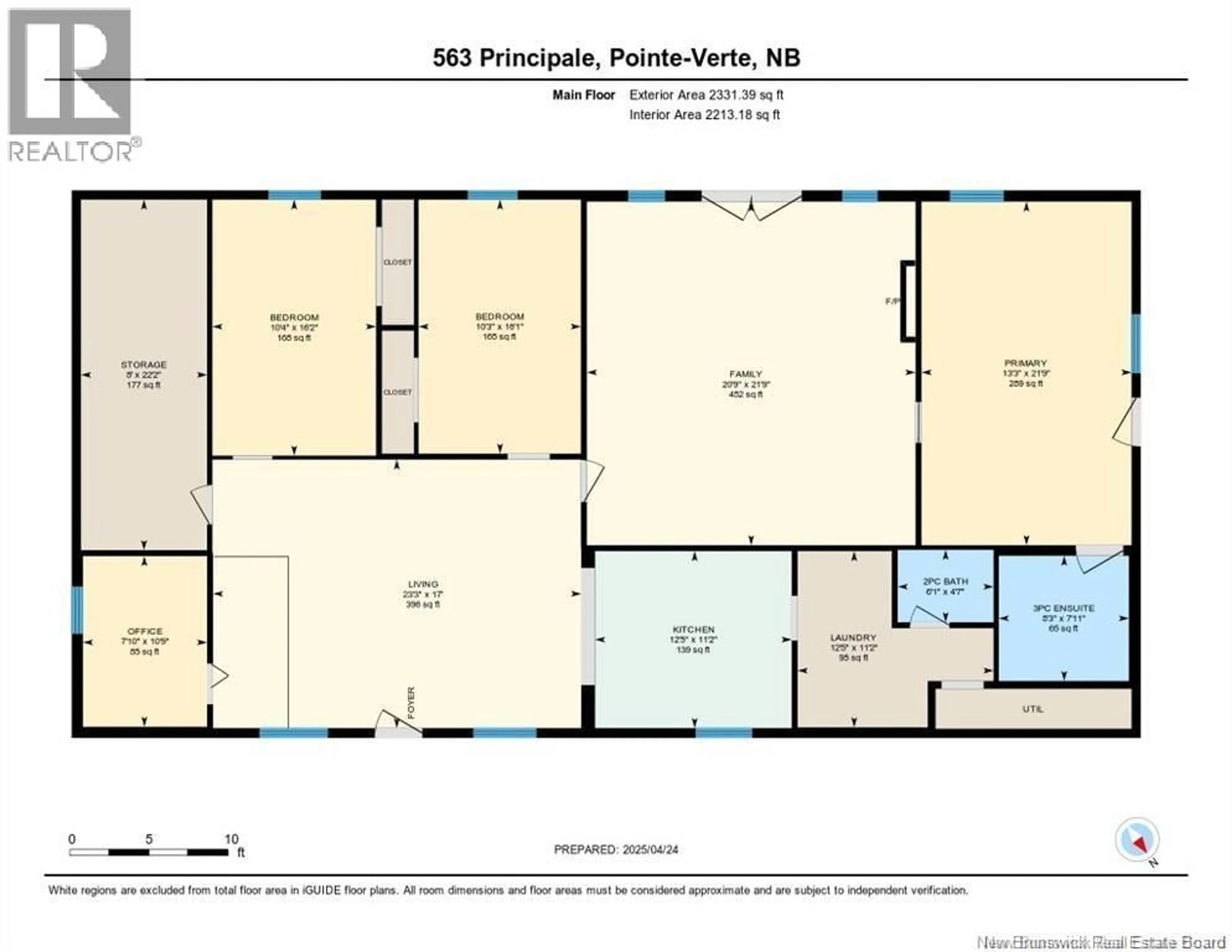 Floor plan for 563 RUE PRINCIPALE, Pointe-Verte New Brunswick E8J3A2