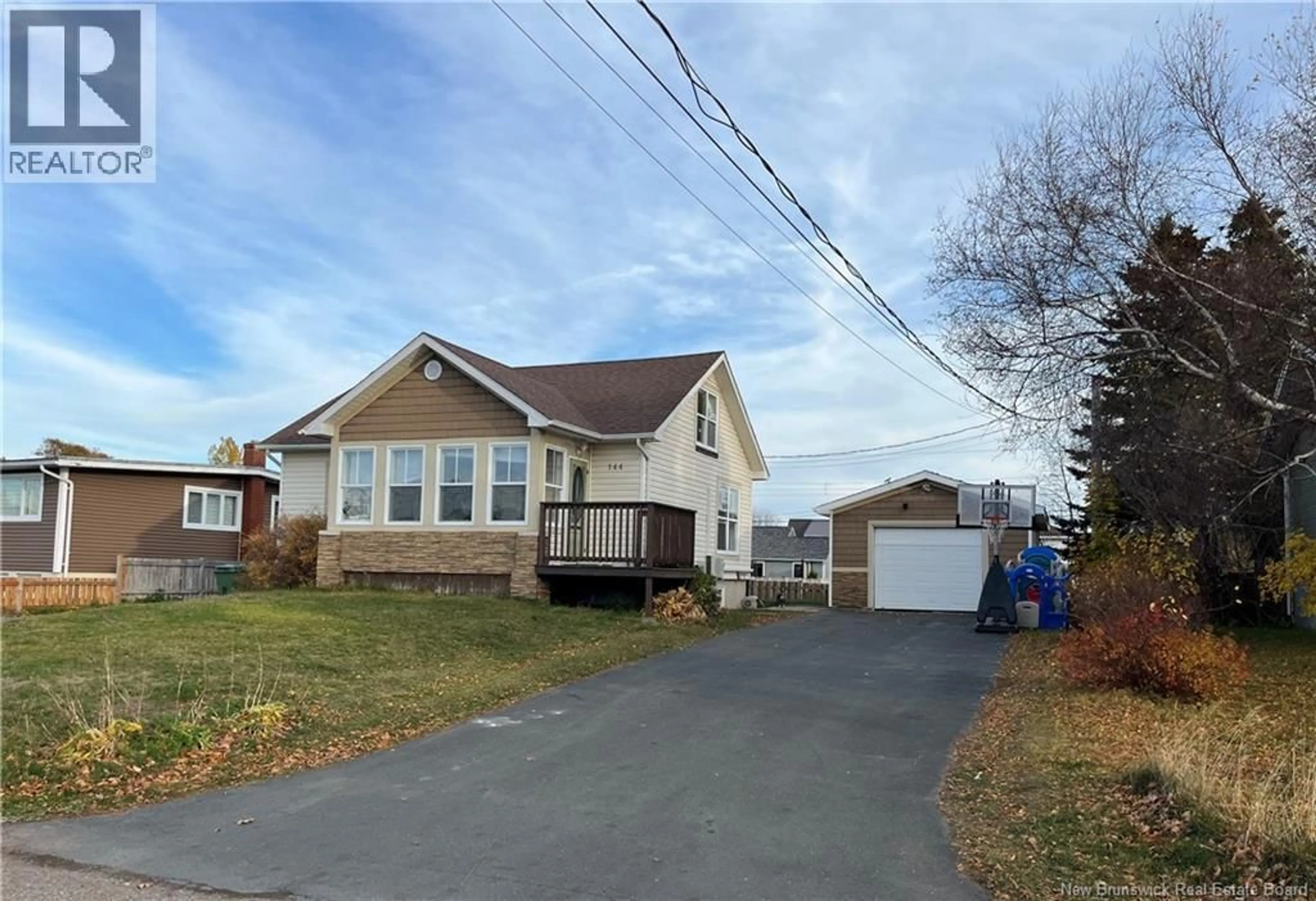 A pic from outside/outdoor area/front of a property/back of a property/a pic from drone, street for 144 DES SAULES, Shippagan New Brunswick E8S1K5