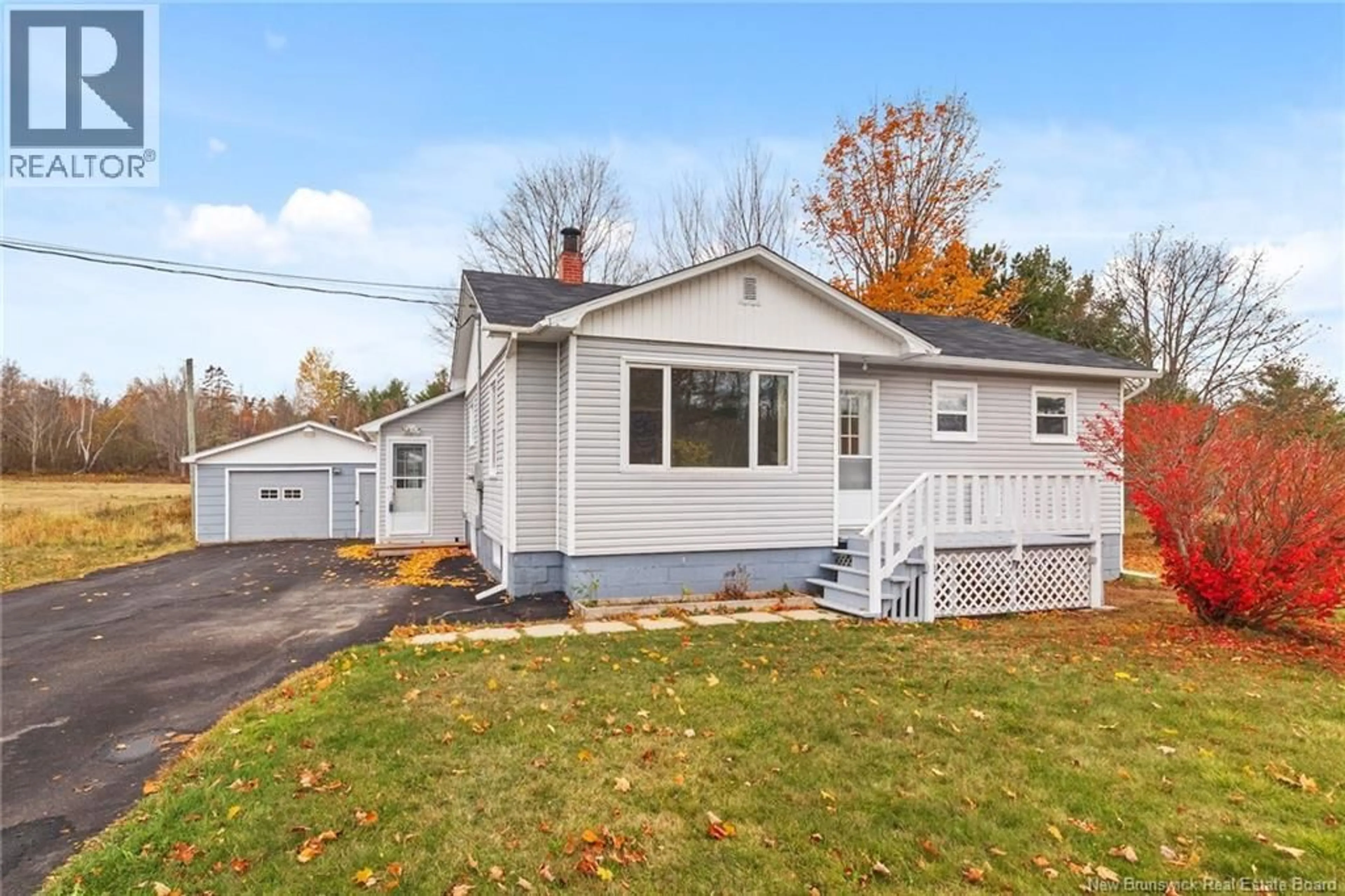 Home with vinyl exterior material, street for 133 WILSEY ROAD, Fredericton Junction New Brunswick E5L1W8