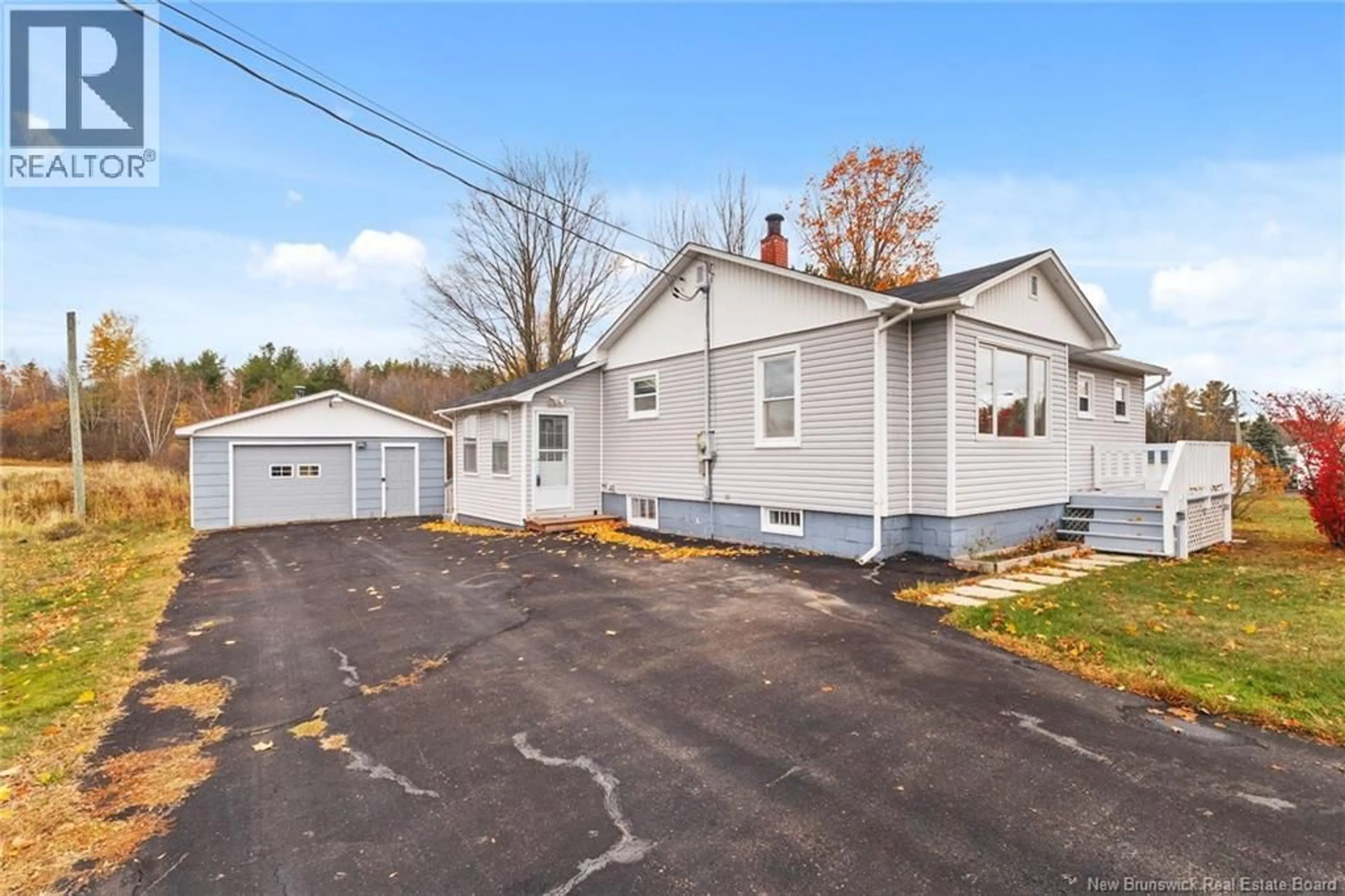 Home with vinyl exterior material, street for 133 WILSEY ROAD, Fredericton Junction New Brunswick E5L1W8