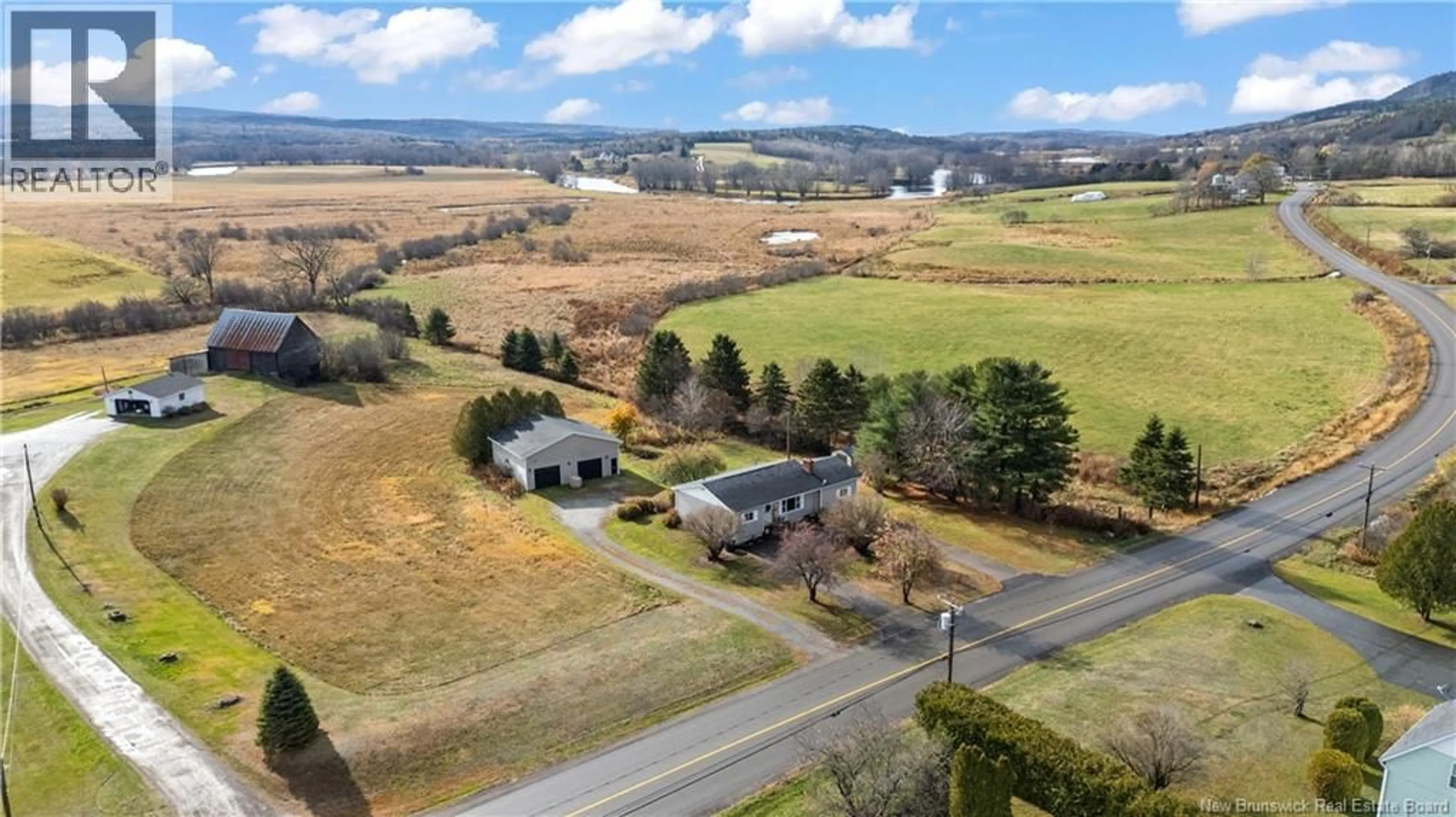 A pic from outside/outdoor area/front of a property/back of a property/a pic from drone, mountain view for 426 ROUTE 121, Bloomfield New Brunswick E5N4T4