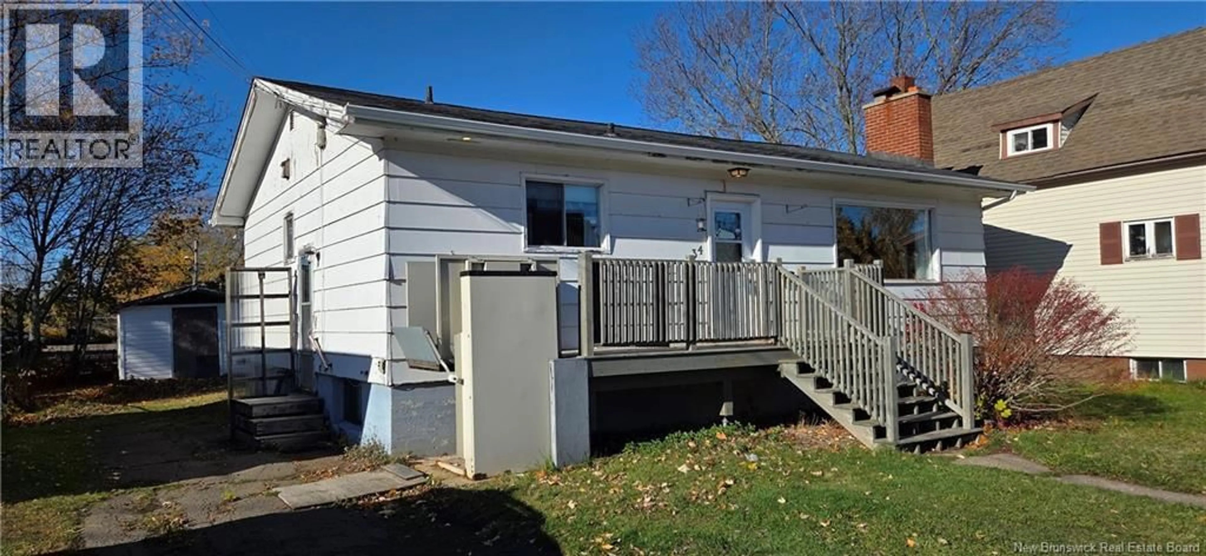 Home with vinyl exterior material, street for 34 ATKINSON, Moncton New Brunswick E1C7S3